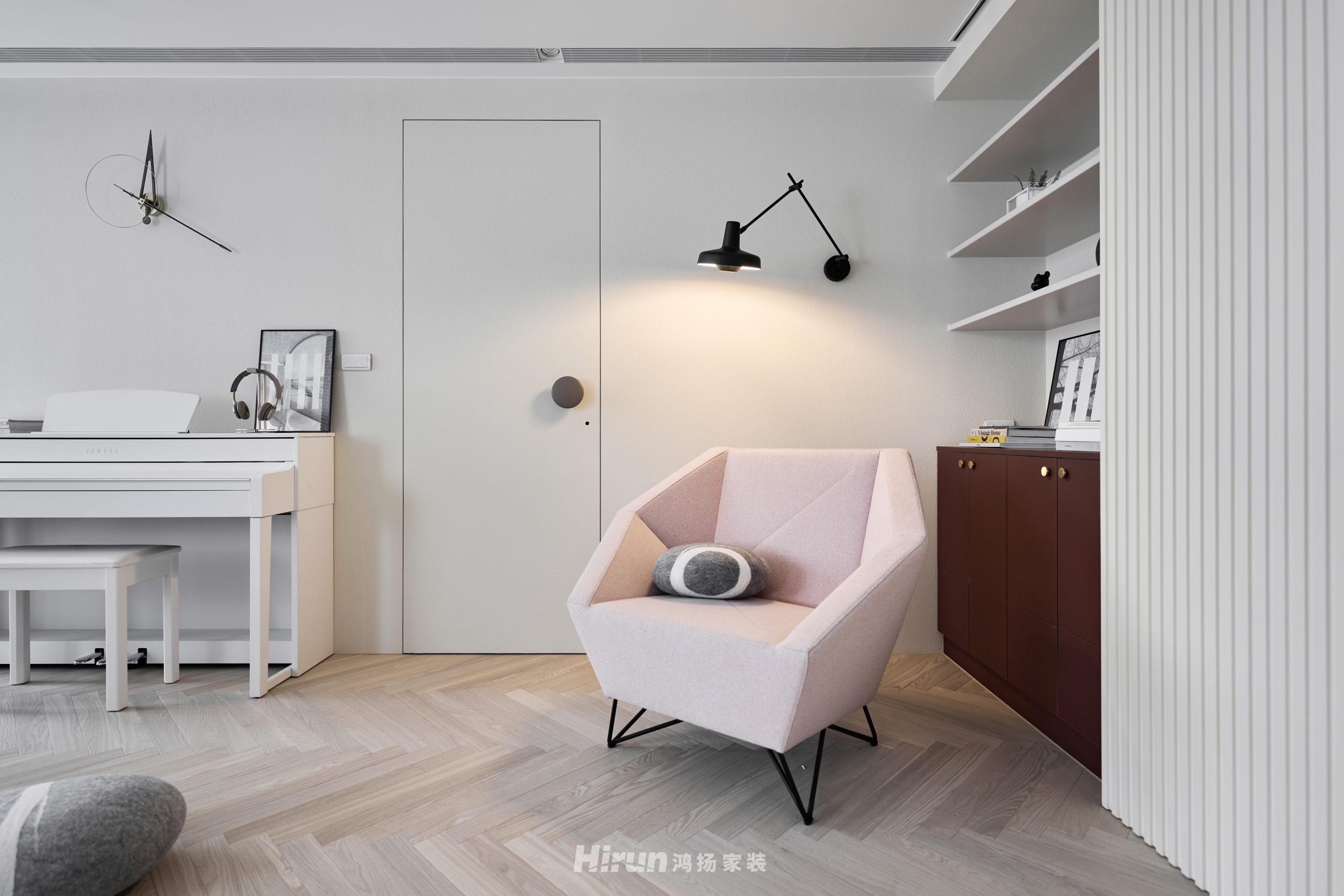 凱爾花緹紫郡135㎡北歐之光大平層 裝修案例效果圖-4