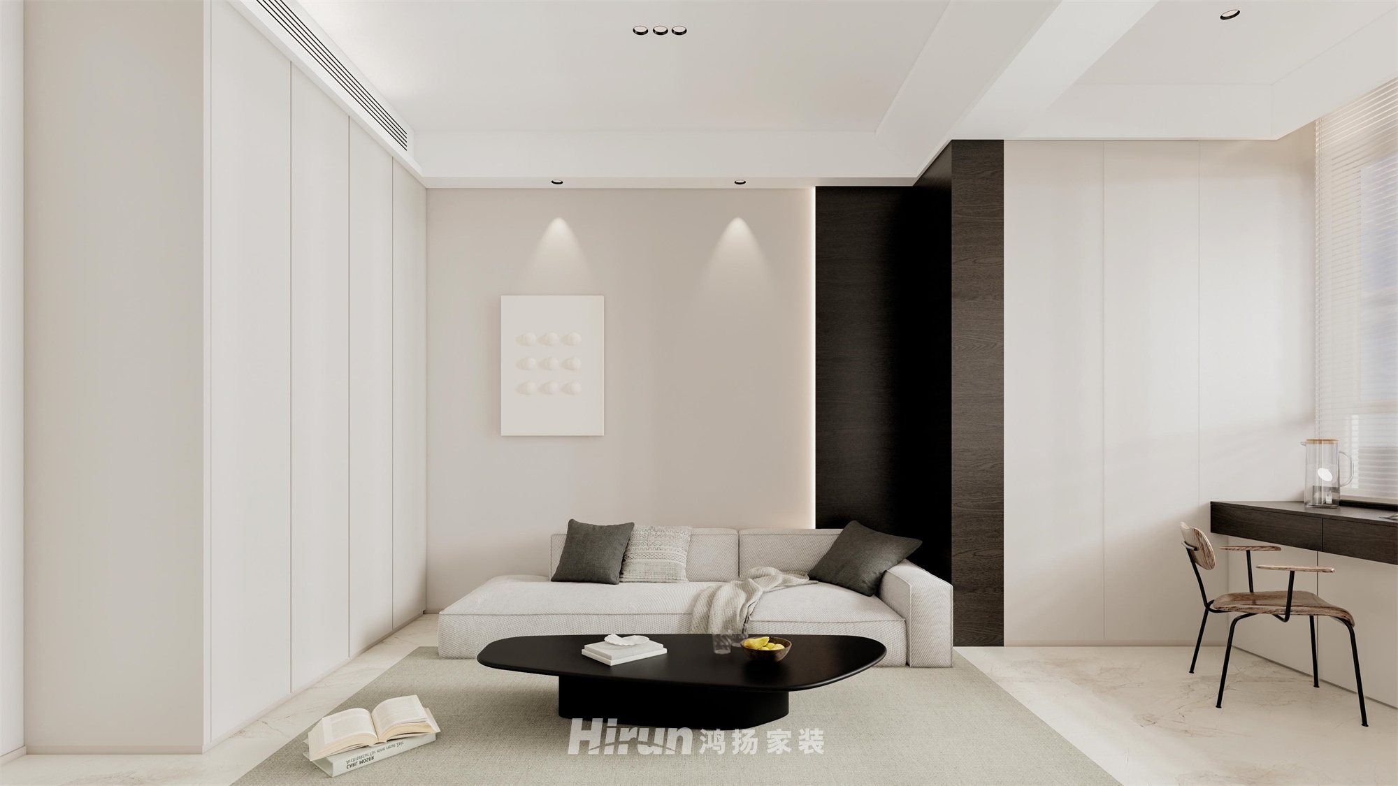 金茂云府208㎡雅致現代大平層 裝修案例效果圖-13