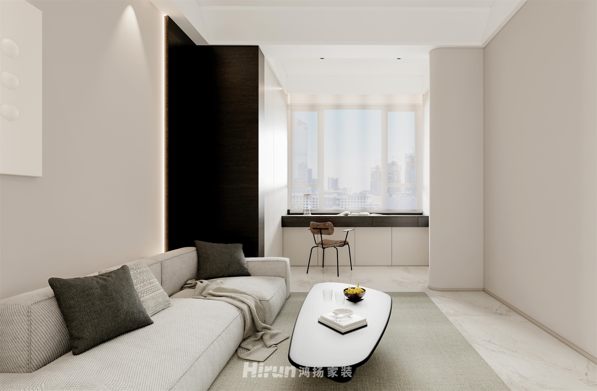 金茂云府208㎡雅致現代大平層 裝修案例效果圖-15