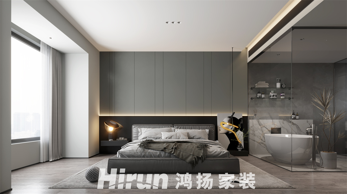 長房星昇公館183㎡雅致現代大平層 裝修案例效果圖-5