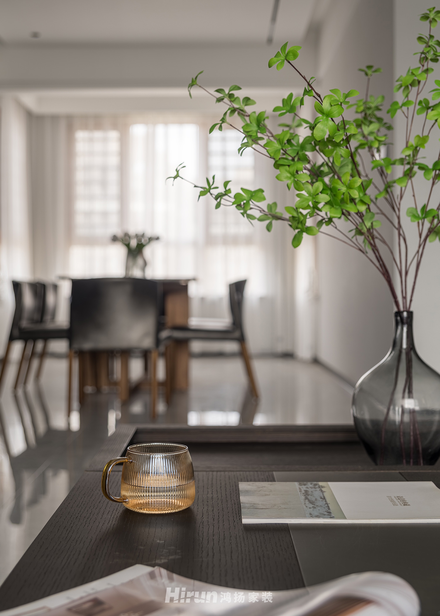 裕源懿府-雅.奢145㎡雅致現代四居室 裝修案例實景圖-2