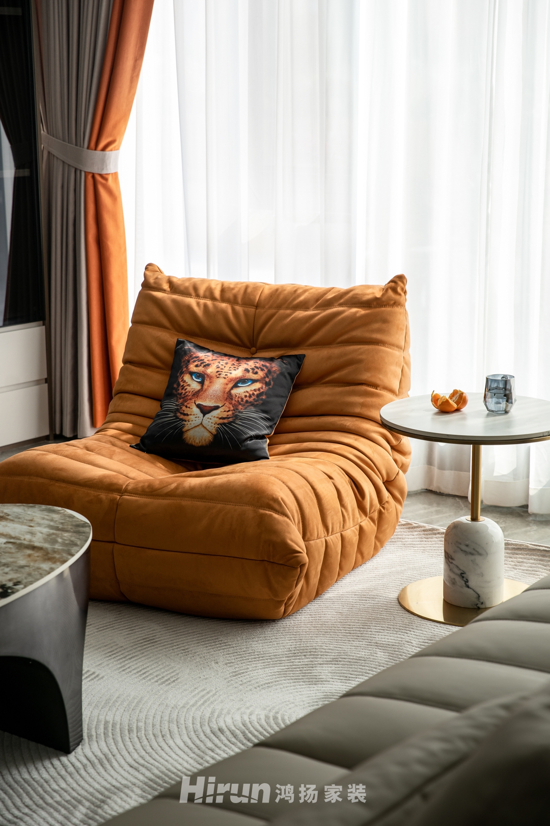 潤和湘江天地230㎡新裝飾主義復式 裝修案例實景圖-1