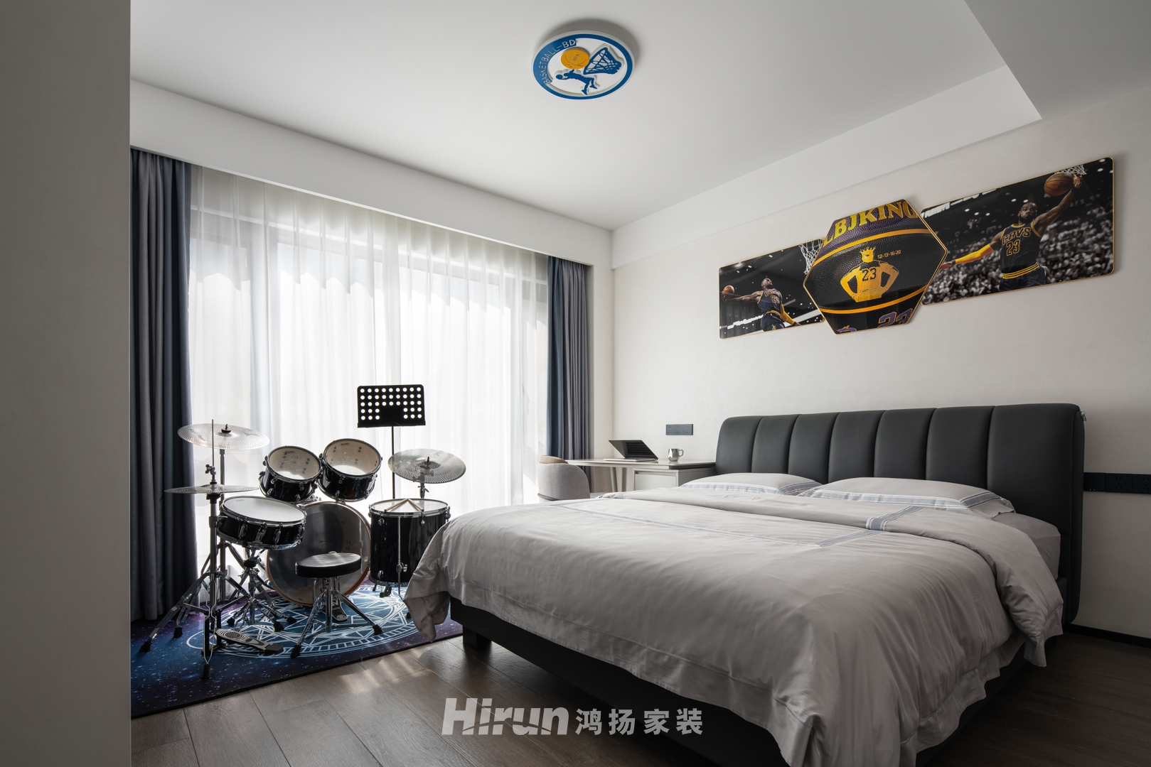 潤和湘江天地230㎡新裝飾主義復式 裝修案例實景圖-4