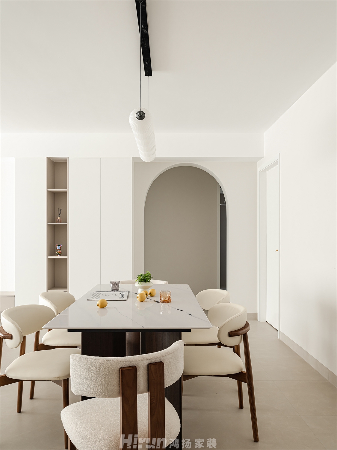 保利金香檳146㎡北歐之光四居室 裝修案例實景圖-1