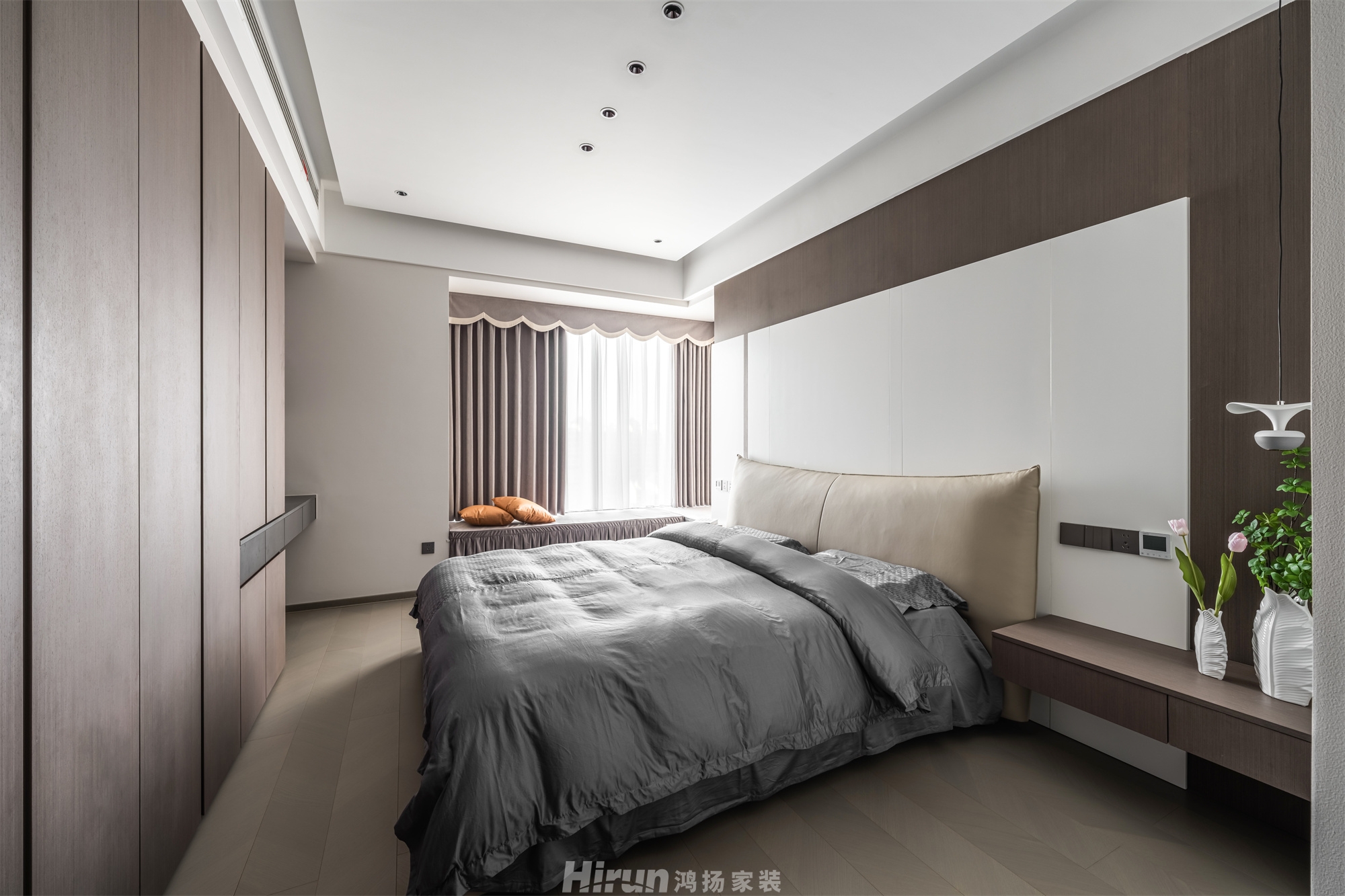 燕興華城180㎡雅致現代四居室 裝修案例實景圖-9