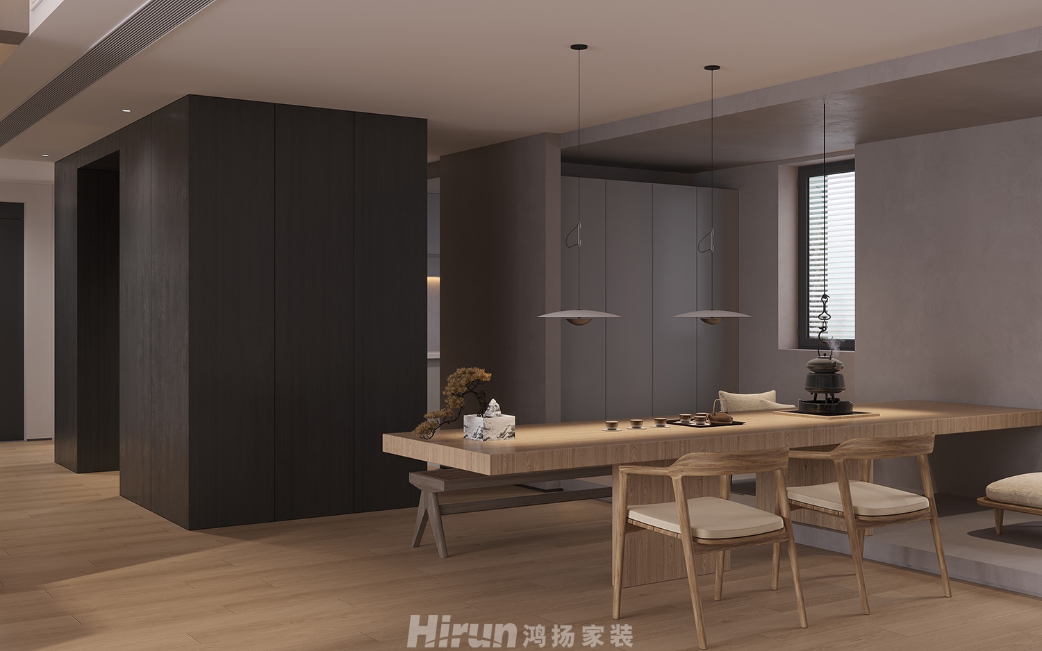 福天藏郡院子160㎡北歐之光四居室 裝修案例效果圖-8