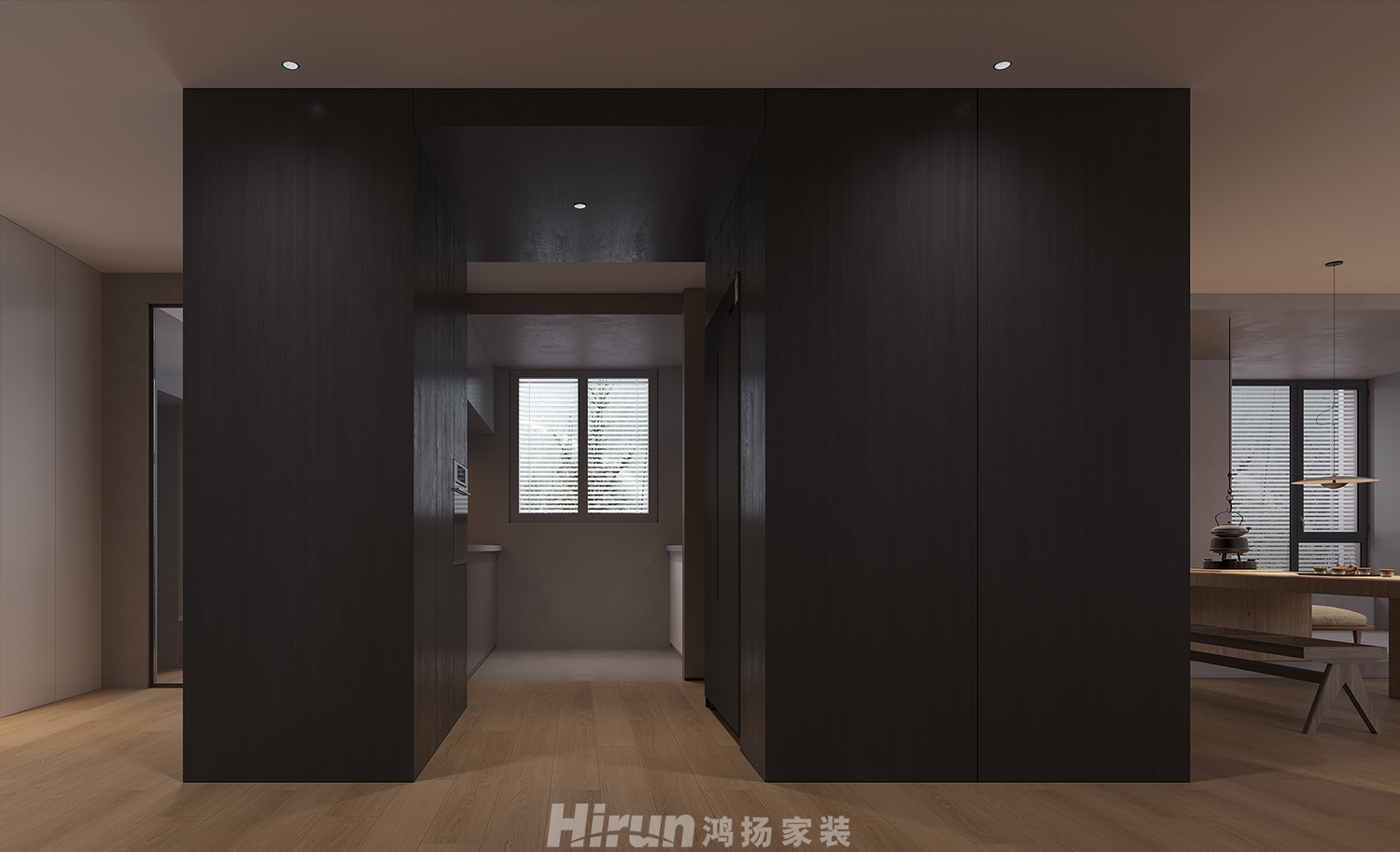 福天藏郡院子160㎡北歐之光四居室 裝修案例效果圖-11