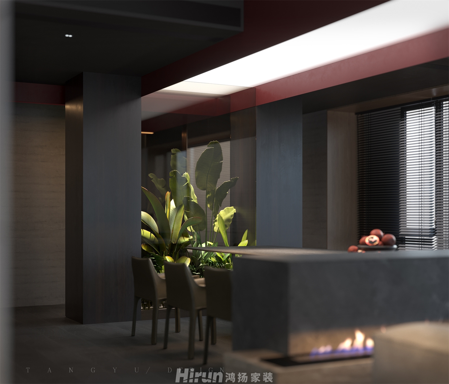 建發玖洲觀瀾213㎡雅致現代大平層 裝修案例效果圖-5