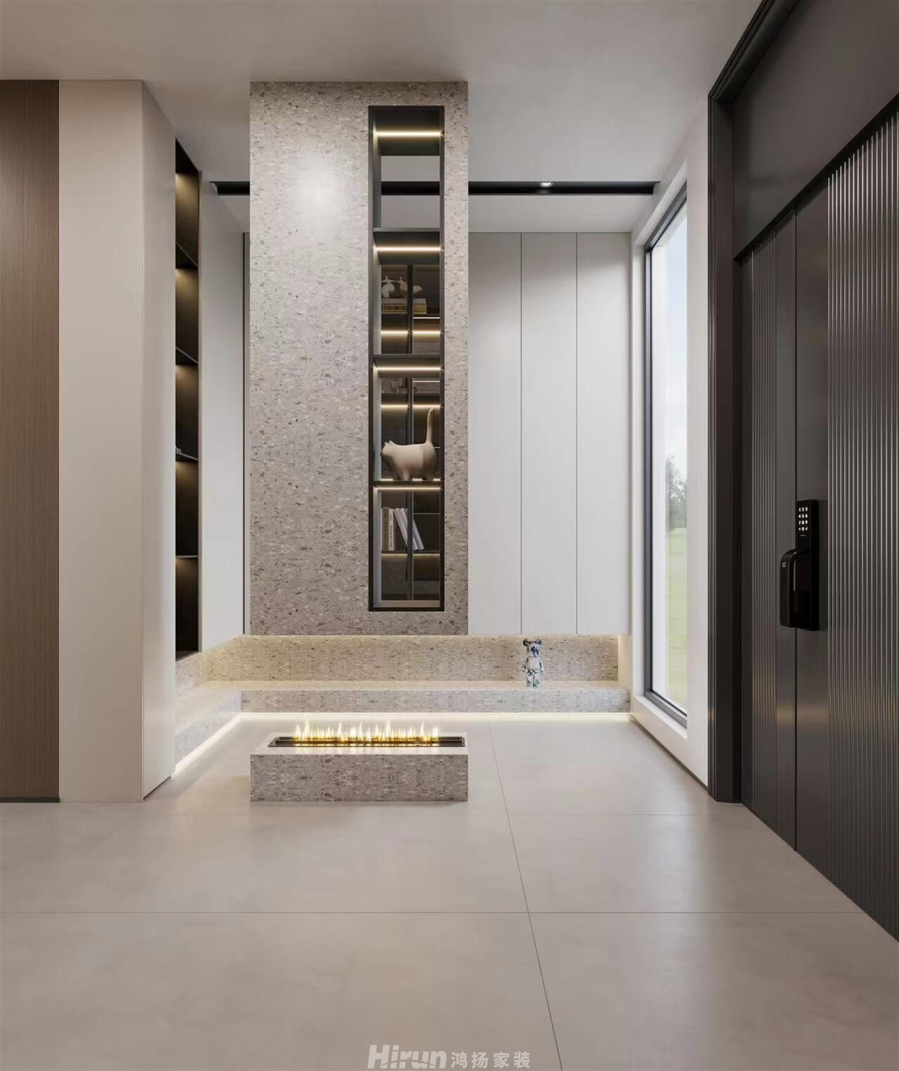 龍沐灣別墅500㎡雅致現代別墅 裝修案例效果圖-5