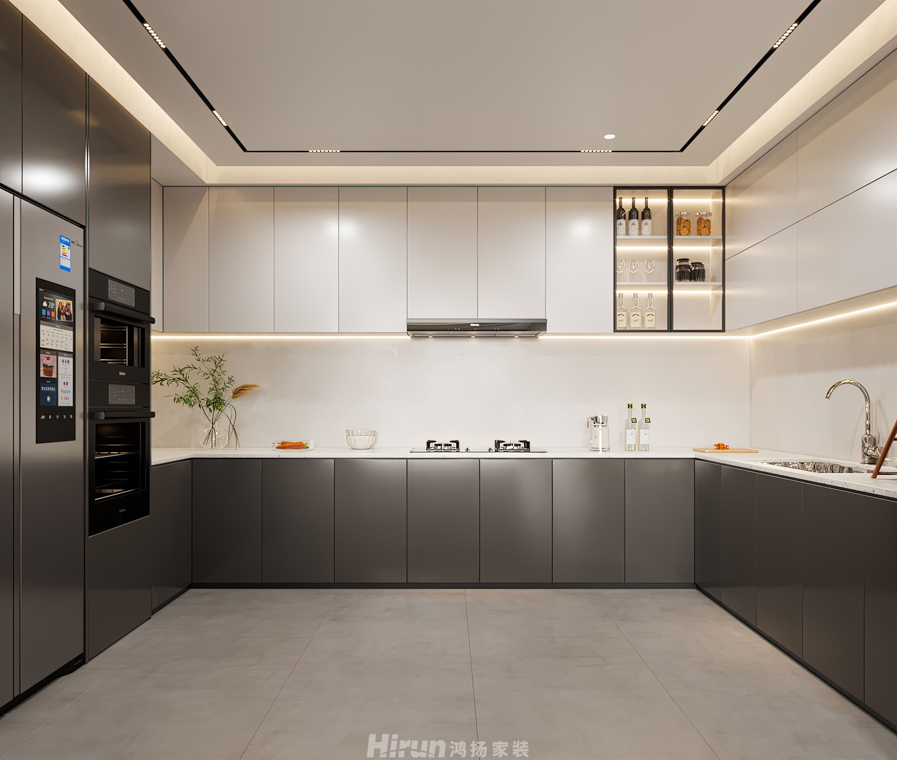 龍沐灣別墅500㎡雅致現代別墅 裝修案例效果圖-6