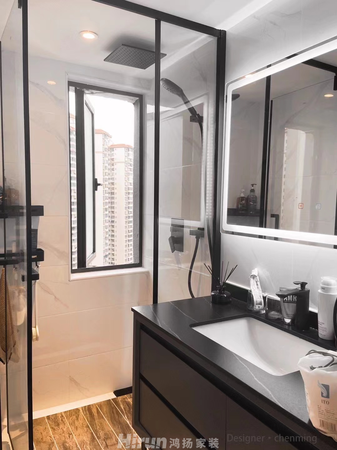 錢隆世家40㎡雅致現代公寓 裝修案例效果圖-3