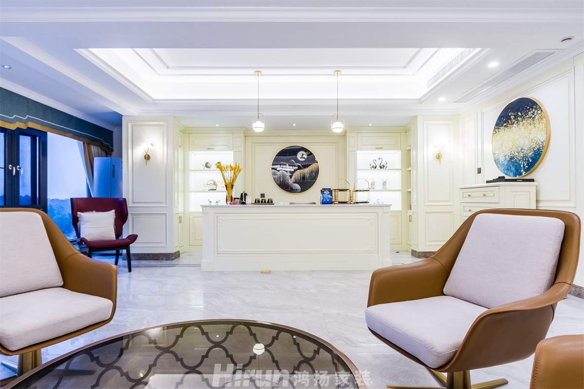 銅官窯自建別墅360㎡新裝飾主義別墅 裝修案例實景圖-5