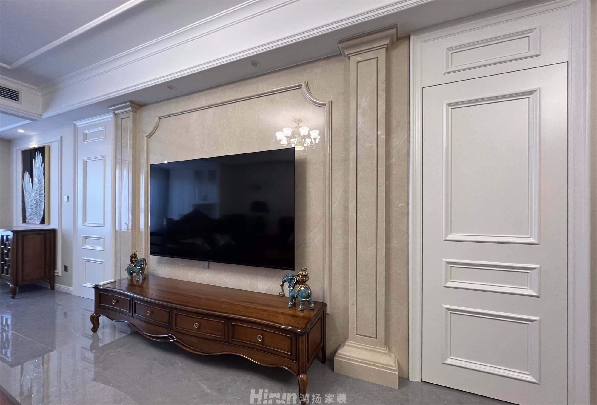 萬達120㎡輕歐簡美三居室 裝修案例實景圖-8