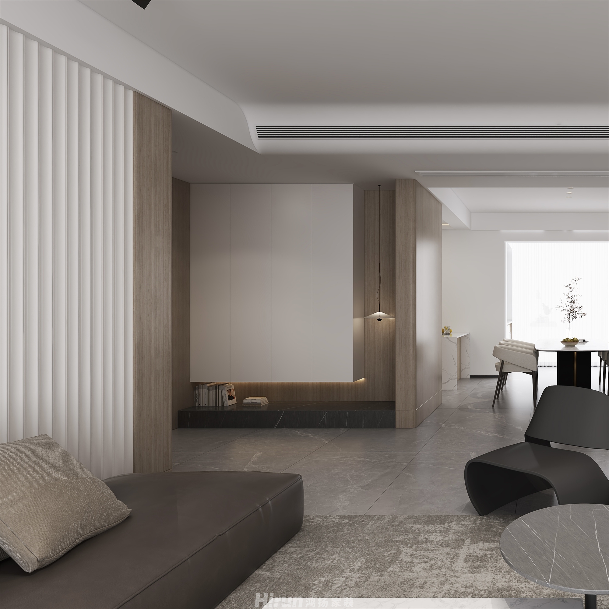 碧桂園天璽210㎡北歐之光大平層 裝修案例效果圖-13