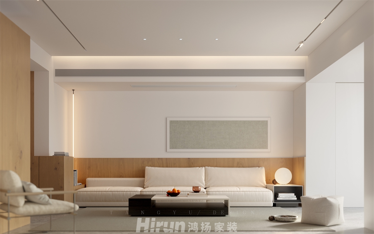 福天藏郡院子204㎡北歐之光大平層 裝修案例效果圖-1