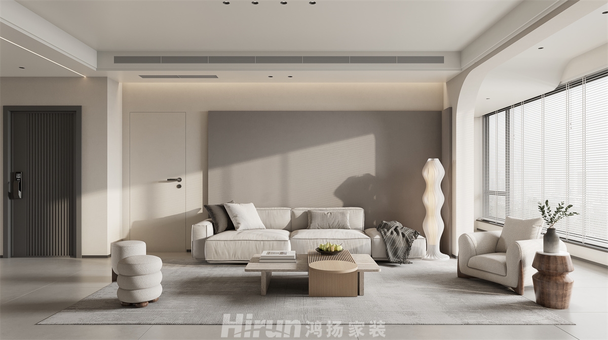 濱湖灣160㎡北歐之光四居室 裝修案例效果圖-4