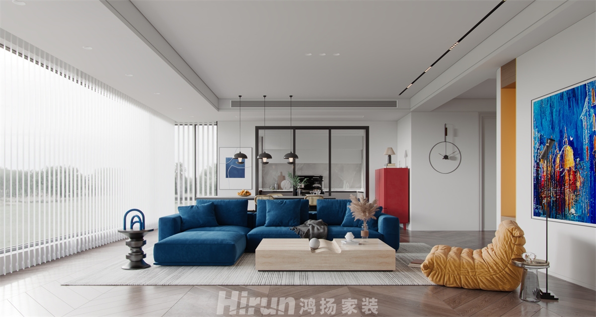 卓越淺水灣220㎡藝術室界四居室 裝修案例效果圖-3