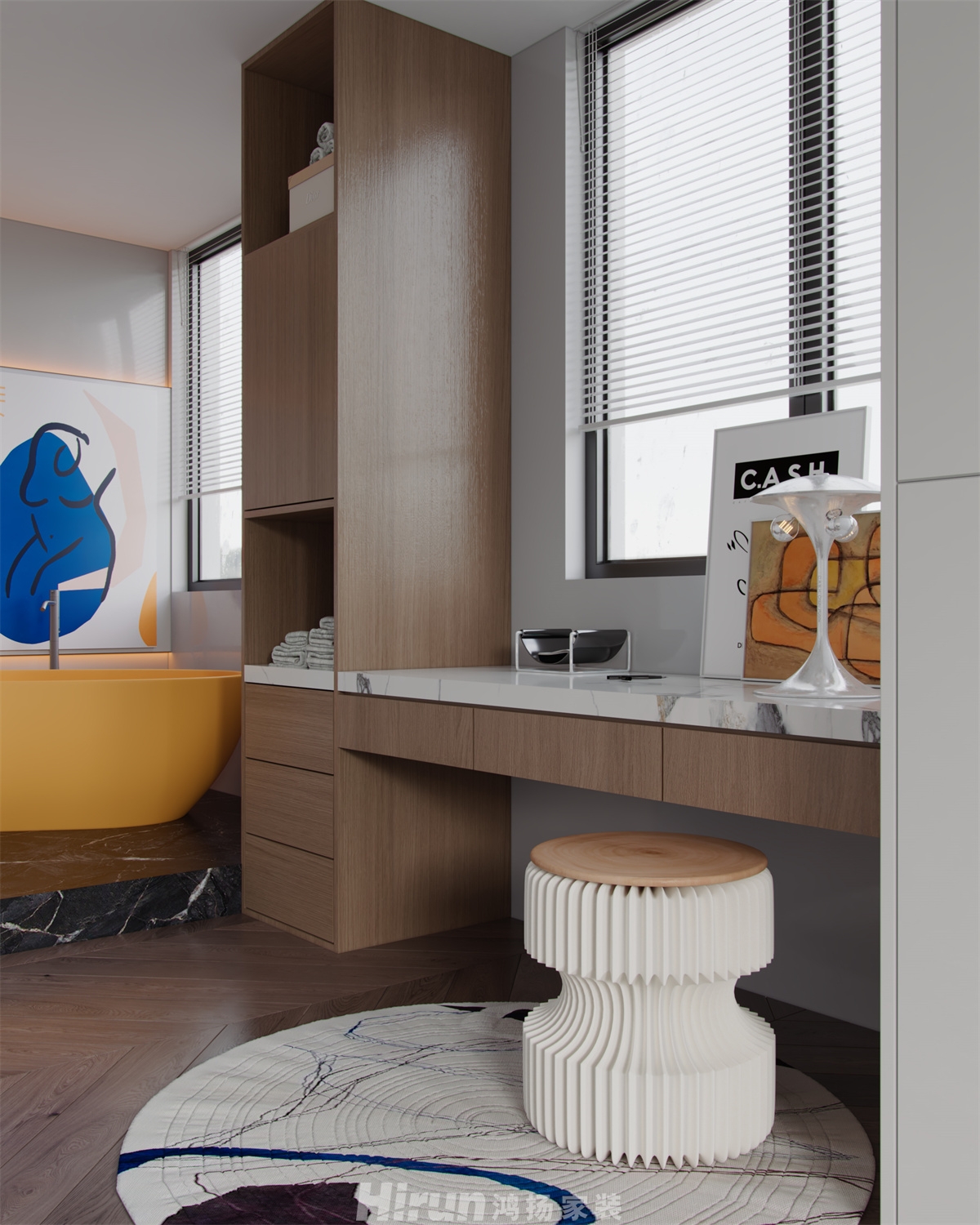 卓越淺水灣220㎡藝術室界四居室 裝修案例效果圖-18