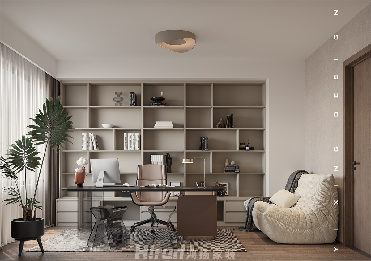 湖山賦300㎡雅致現代別墅 裝修案例效果圖-3