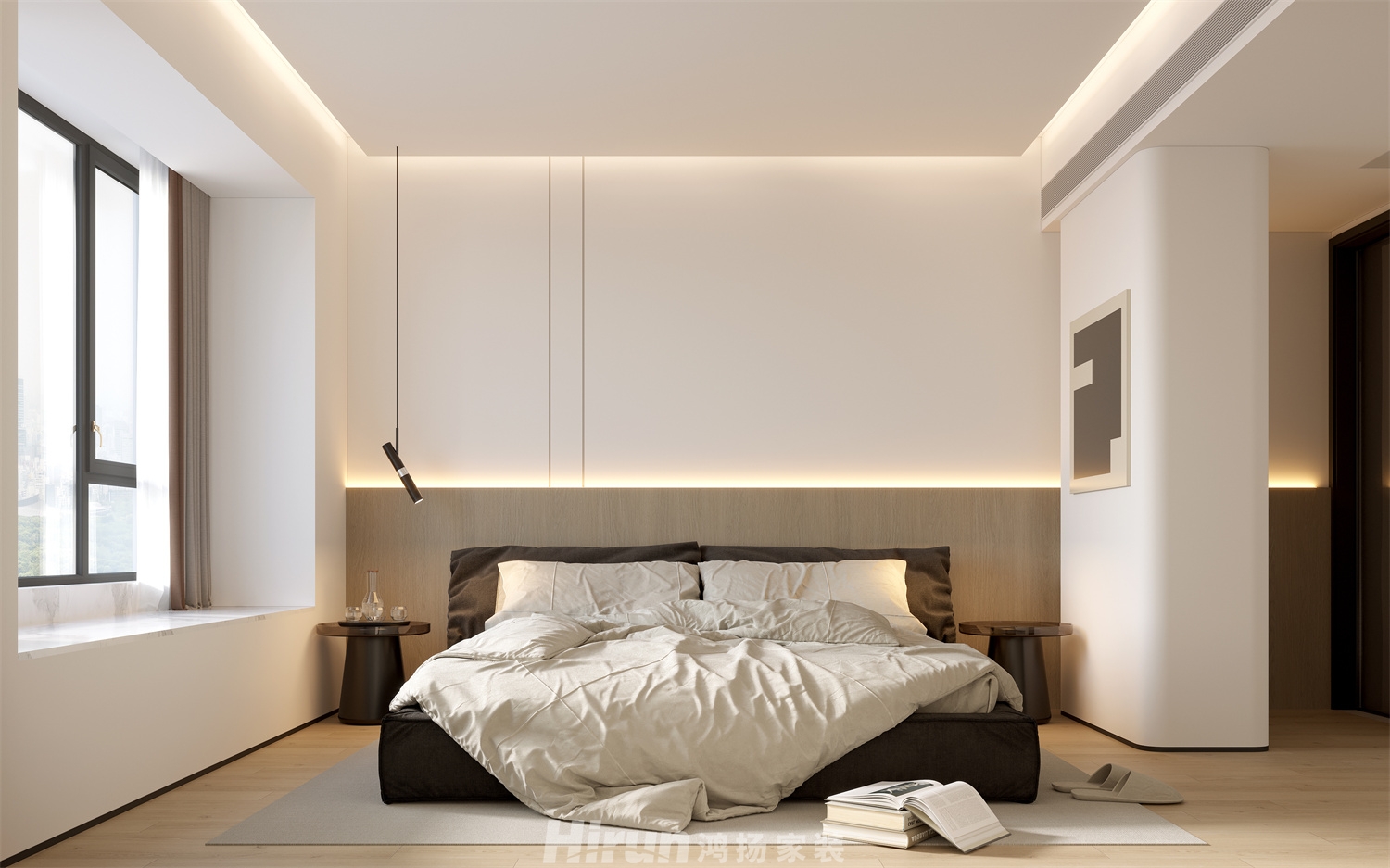 和順府140㎡新裝飾主義四居室 裝修案例效果圖-7