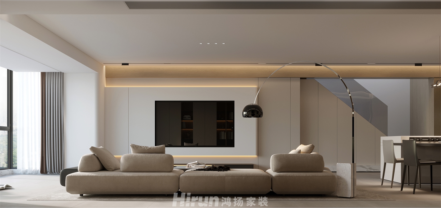 和順府140㎡新裝飾主義四居室 裝修案例效果圖-4