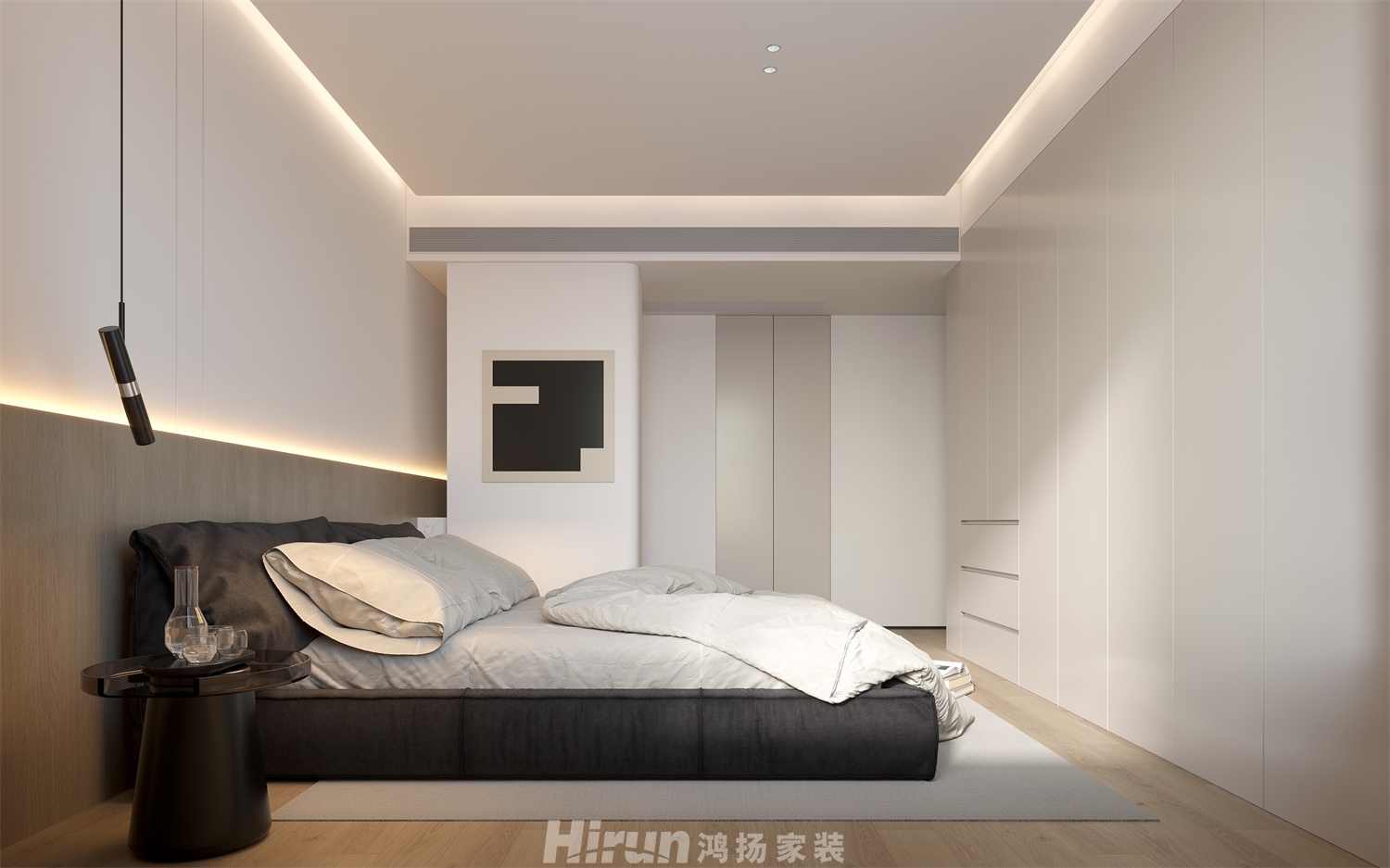 和順府140㎡新裝飾主義四居室 裝修案例效果圖-6