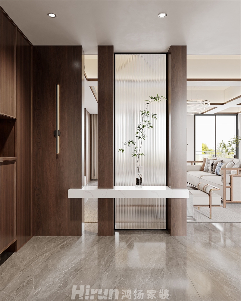 上置綠洲雅賓利146㎡意境東方四居室 裝修案例效果圖-3