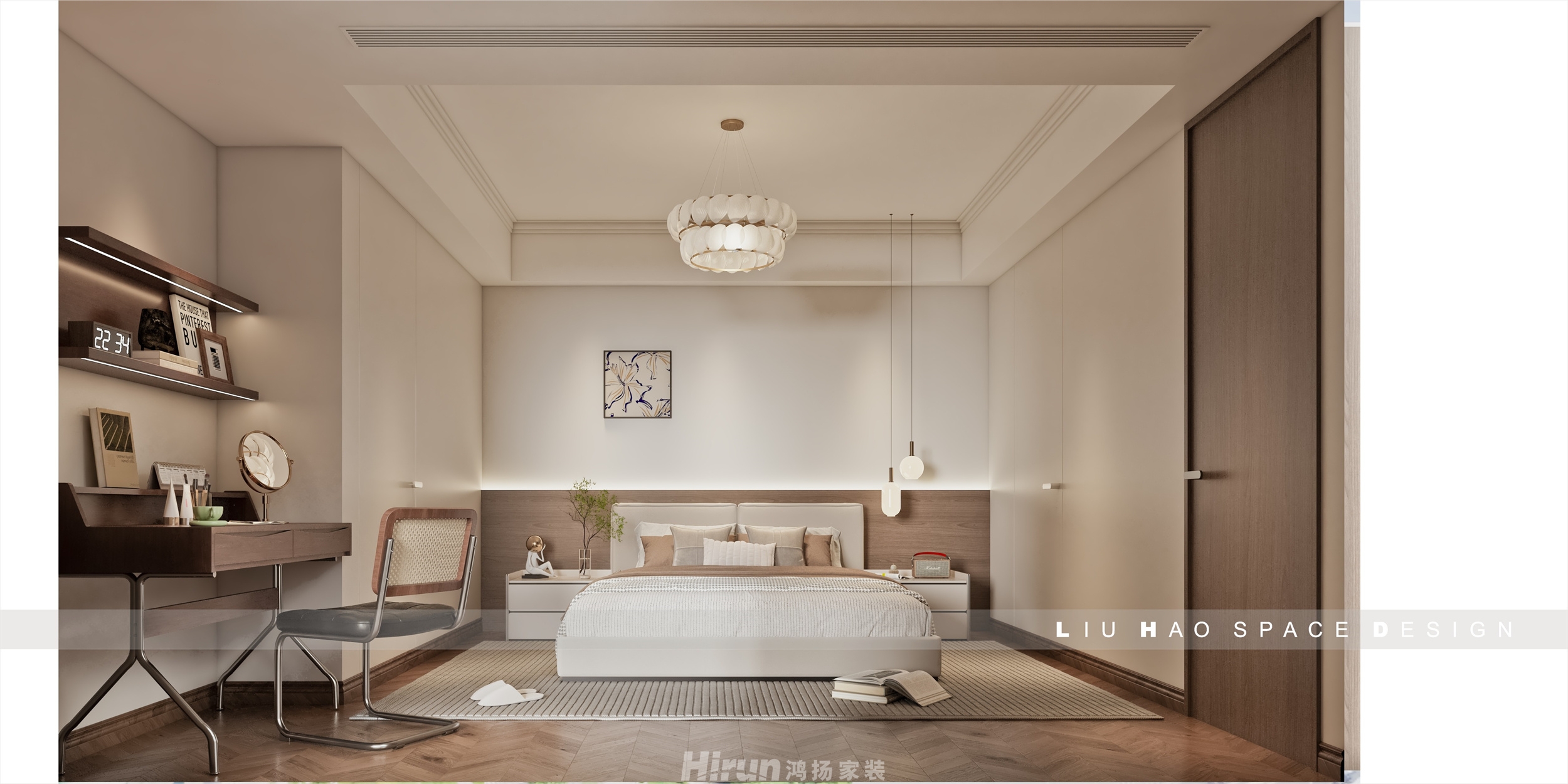 上置綠洲雅賓利180㎡復古風潮復式 裝修案例效果圖-4