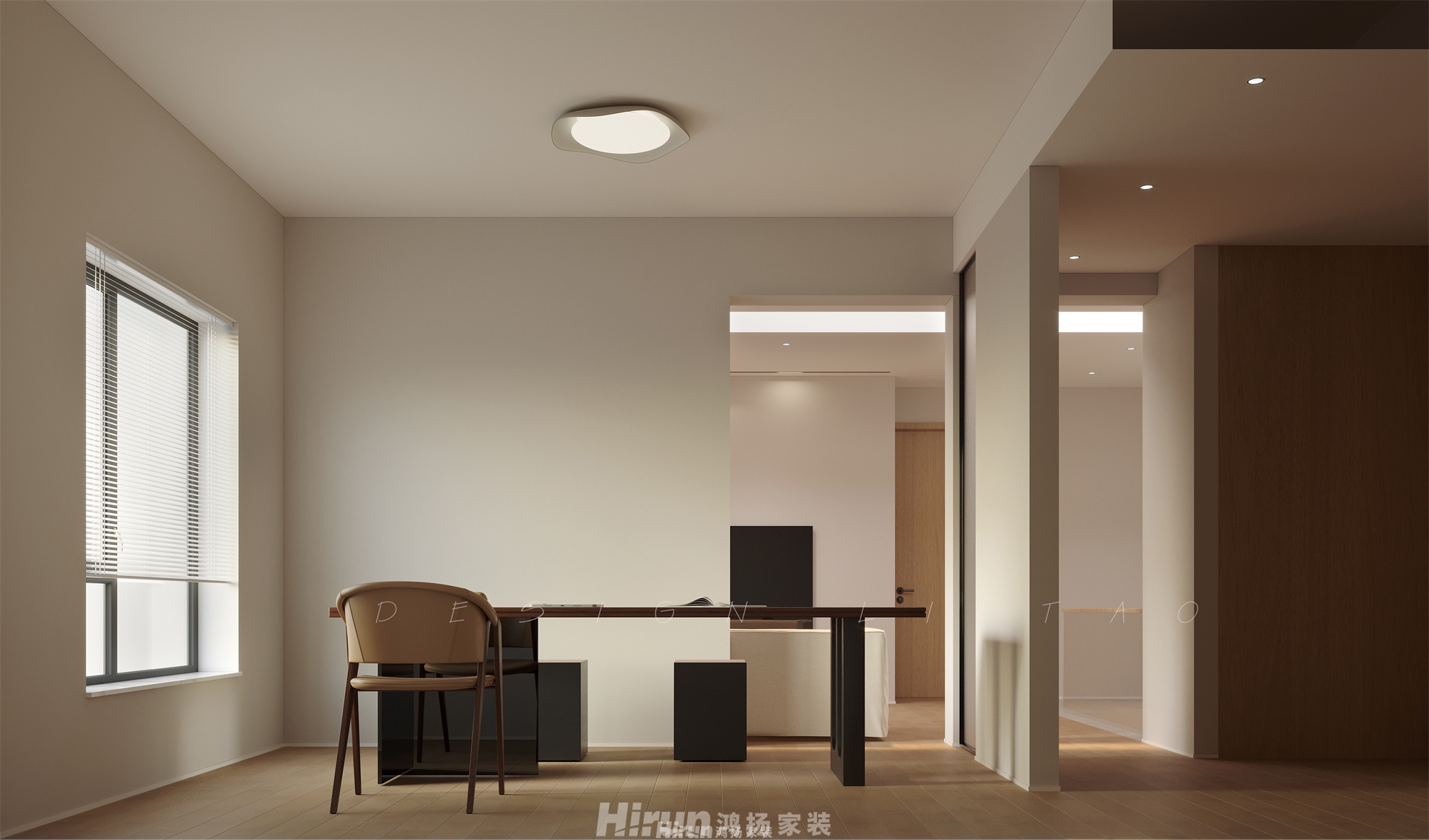 新城明昱東方238㎡北歐之光復式 裝修案例效果圖-3