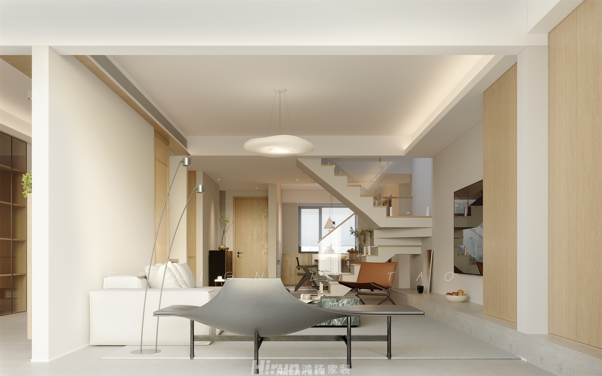 新城明昱東方238㎡北歐之光復式 裝修案例效果圖-10