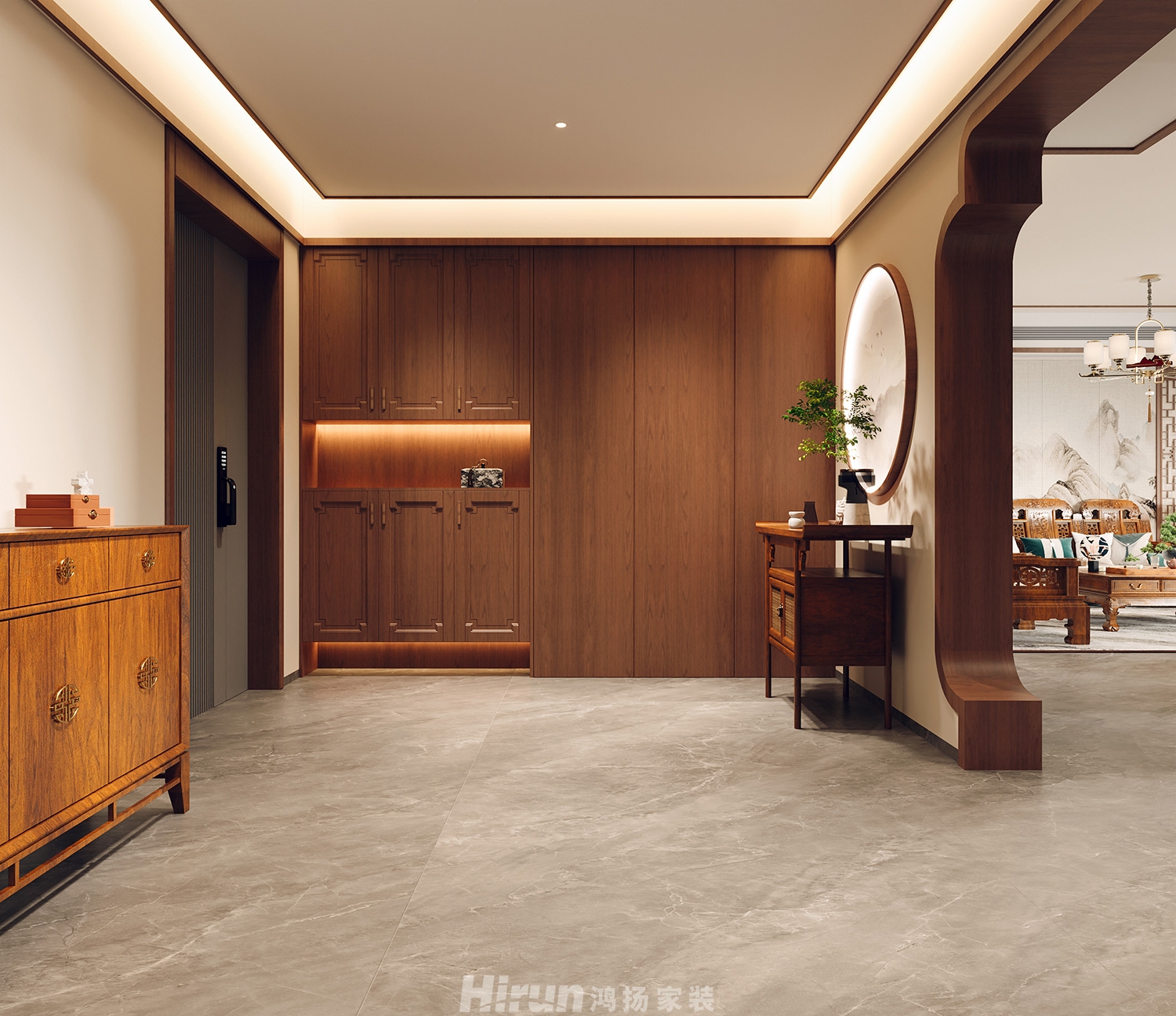 麓隱桐溪350㎡寫意木構別墅 裝修案例效果圖-8