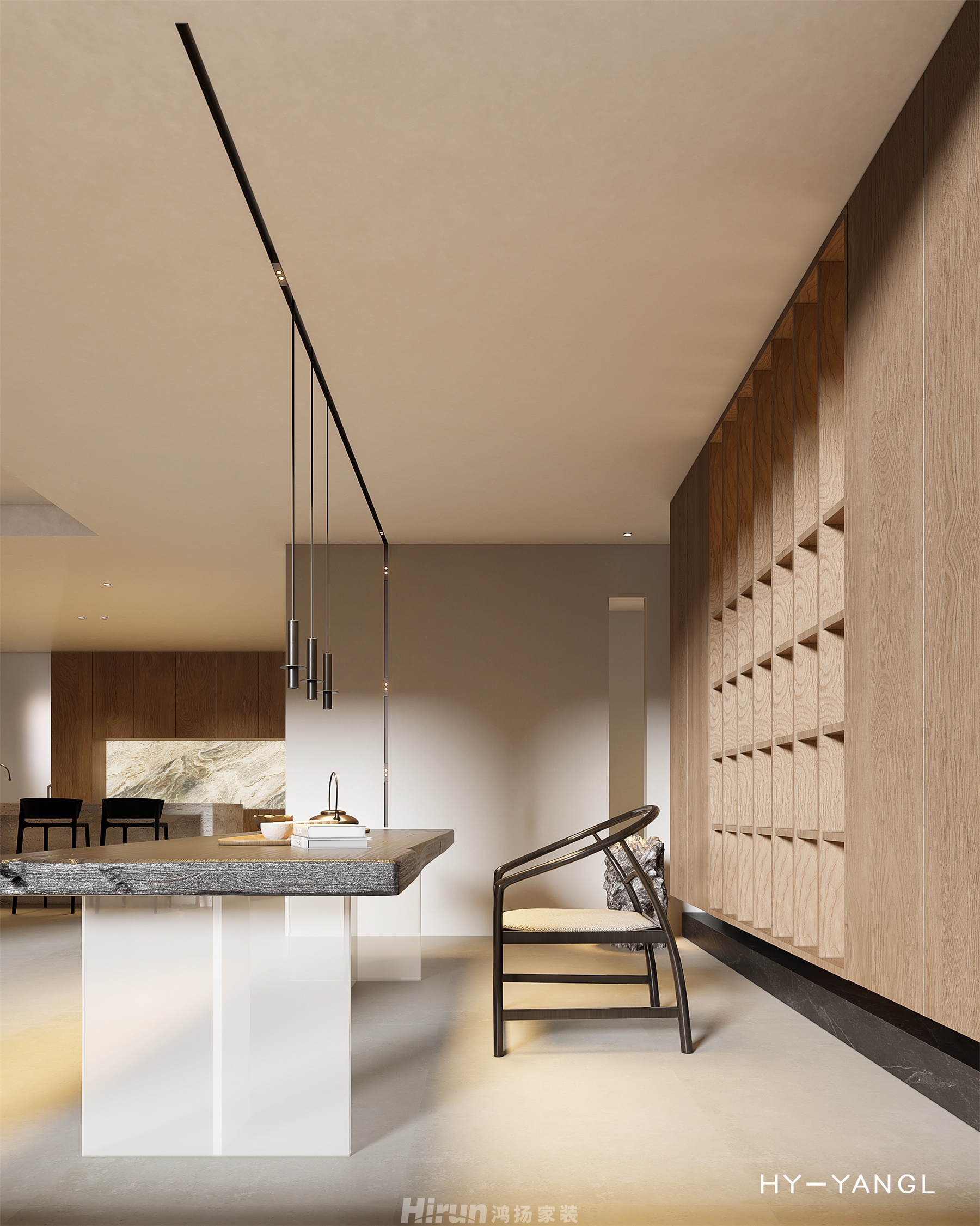 麓隱桐溪220㎡意境東方大平層 裝修案例效果圖-9