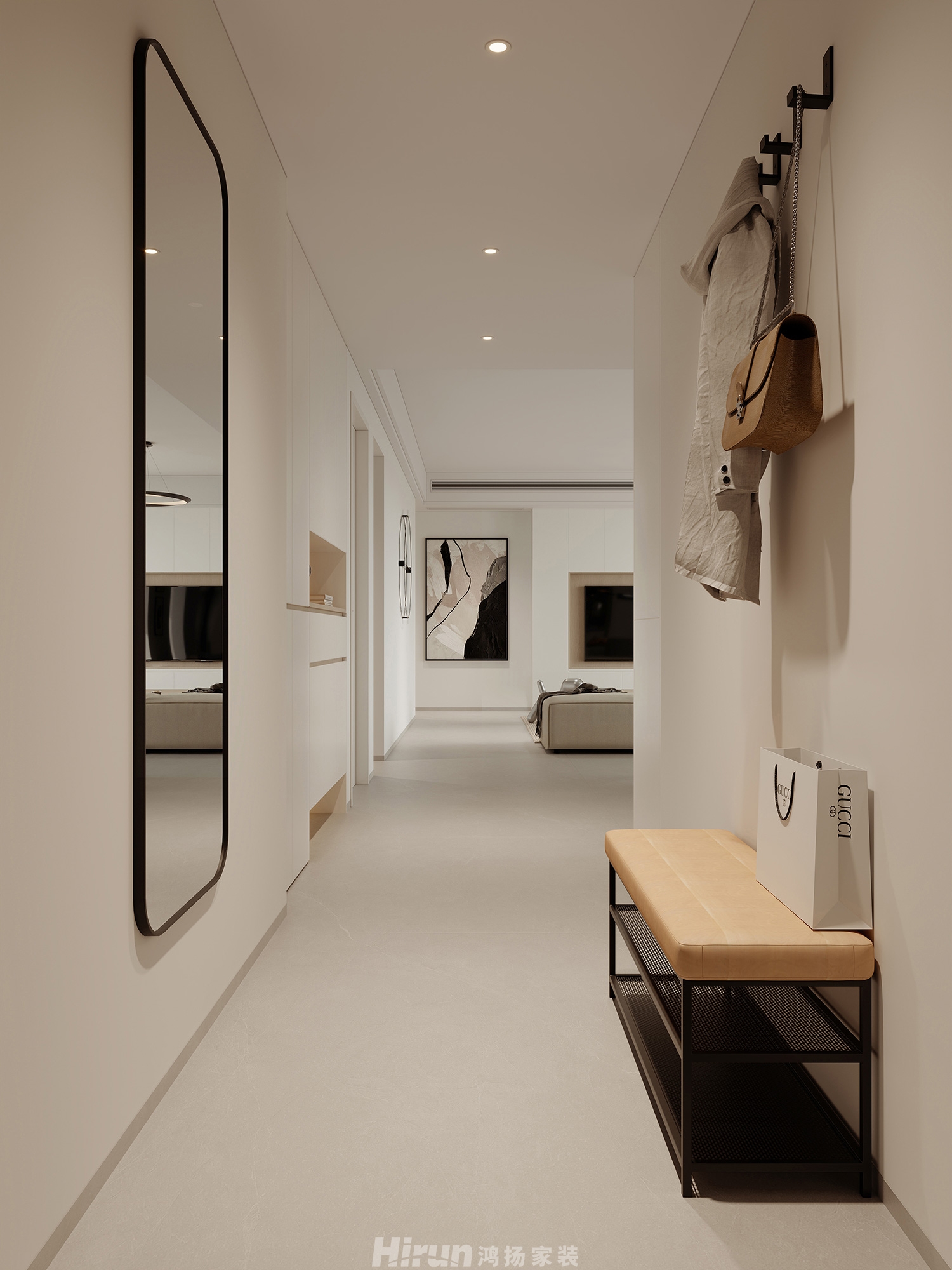 合能璞麗140㎡北歐之光四居室 裝修案例效果圖-2