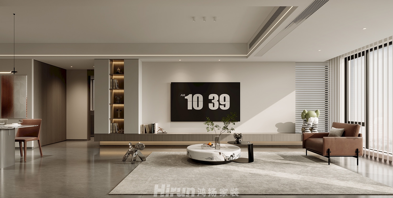 中建鈺和城120㎡北歐之光四居室 裝修案例效果圖-2