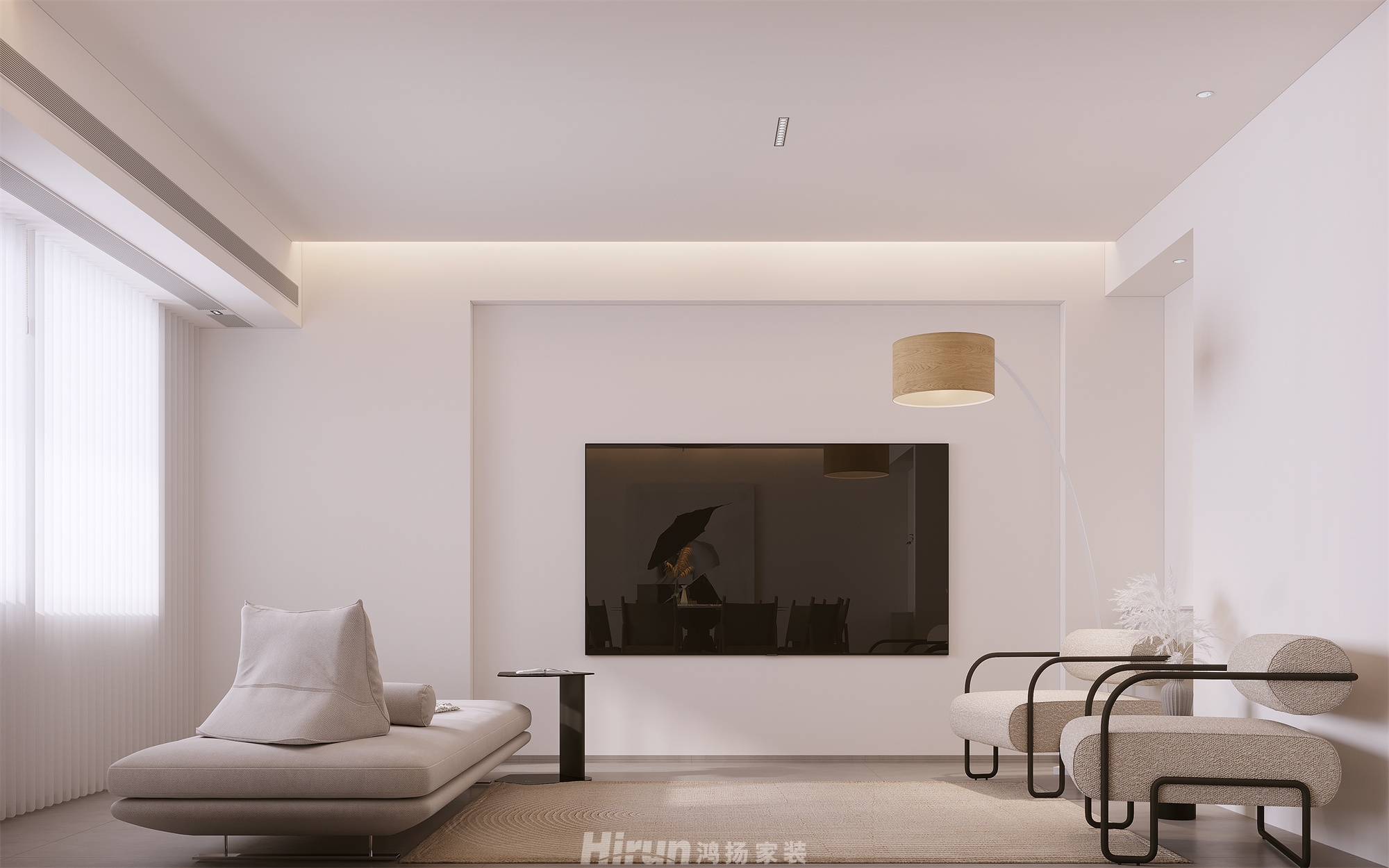 博林云棲280㎡北歐之光大平層 裝修案例效果圖-13