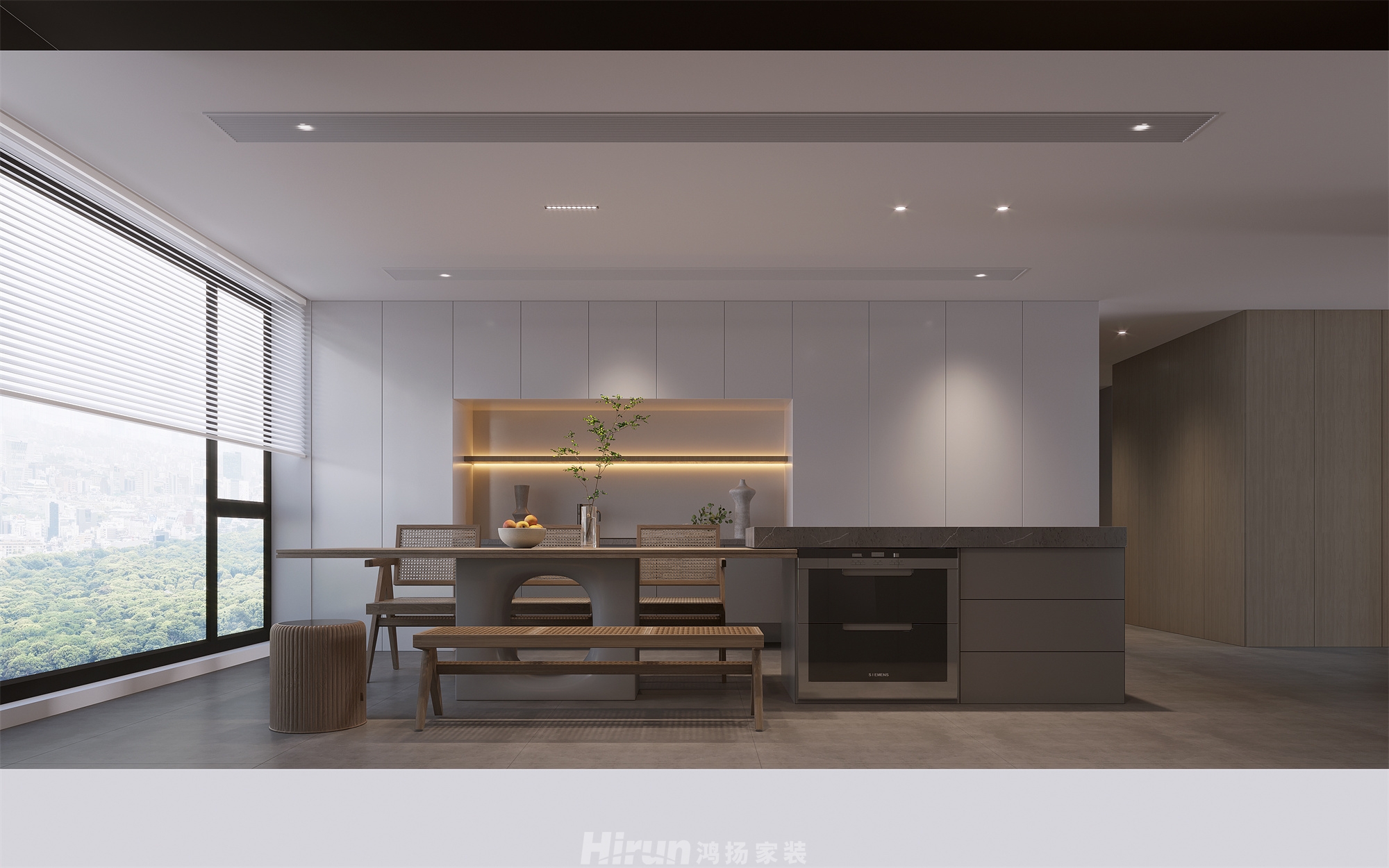 福田藏郡280㎡北歐之光大平層 裝修案例效果圖-10