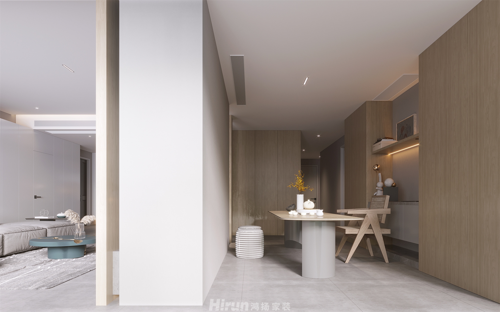 福田藏郡280㎡北歐之光大平層 裝修案例效果圖-6
