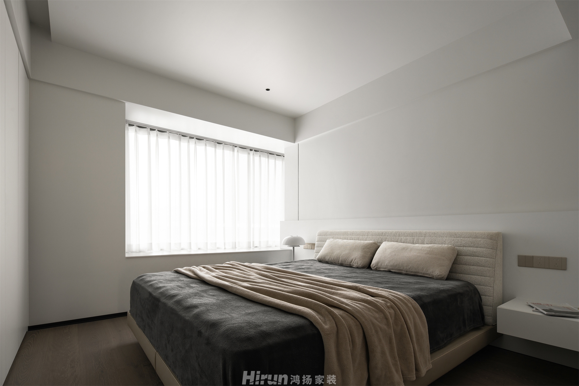 華潤翡翠府170㎡雅致現代三居室 裝修案例實景圖-9