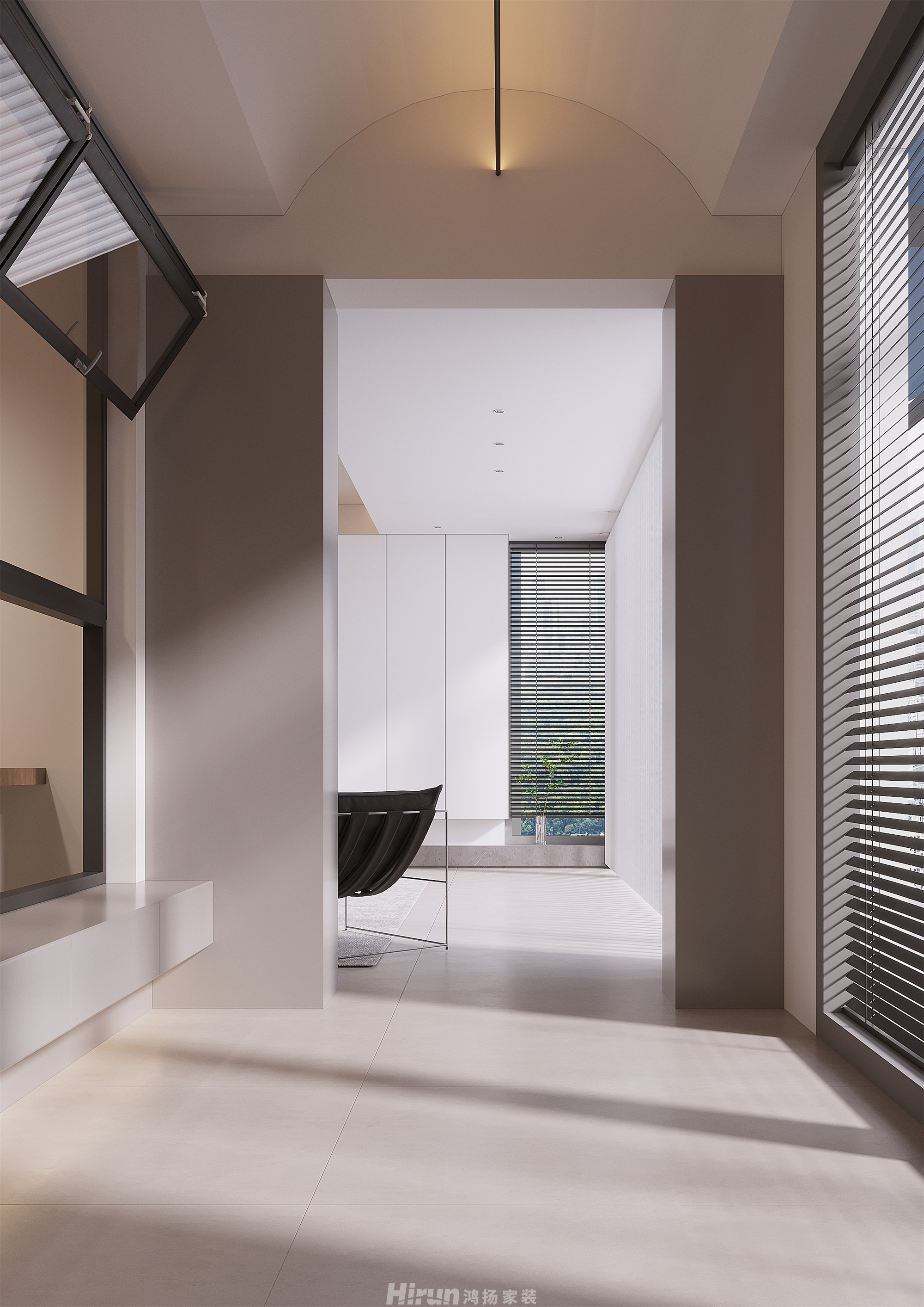 金茂悅200㎡北歐之光別墅 裝修案例效果圖-18