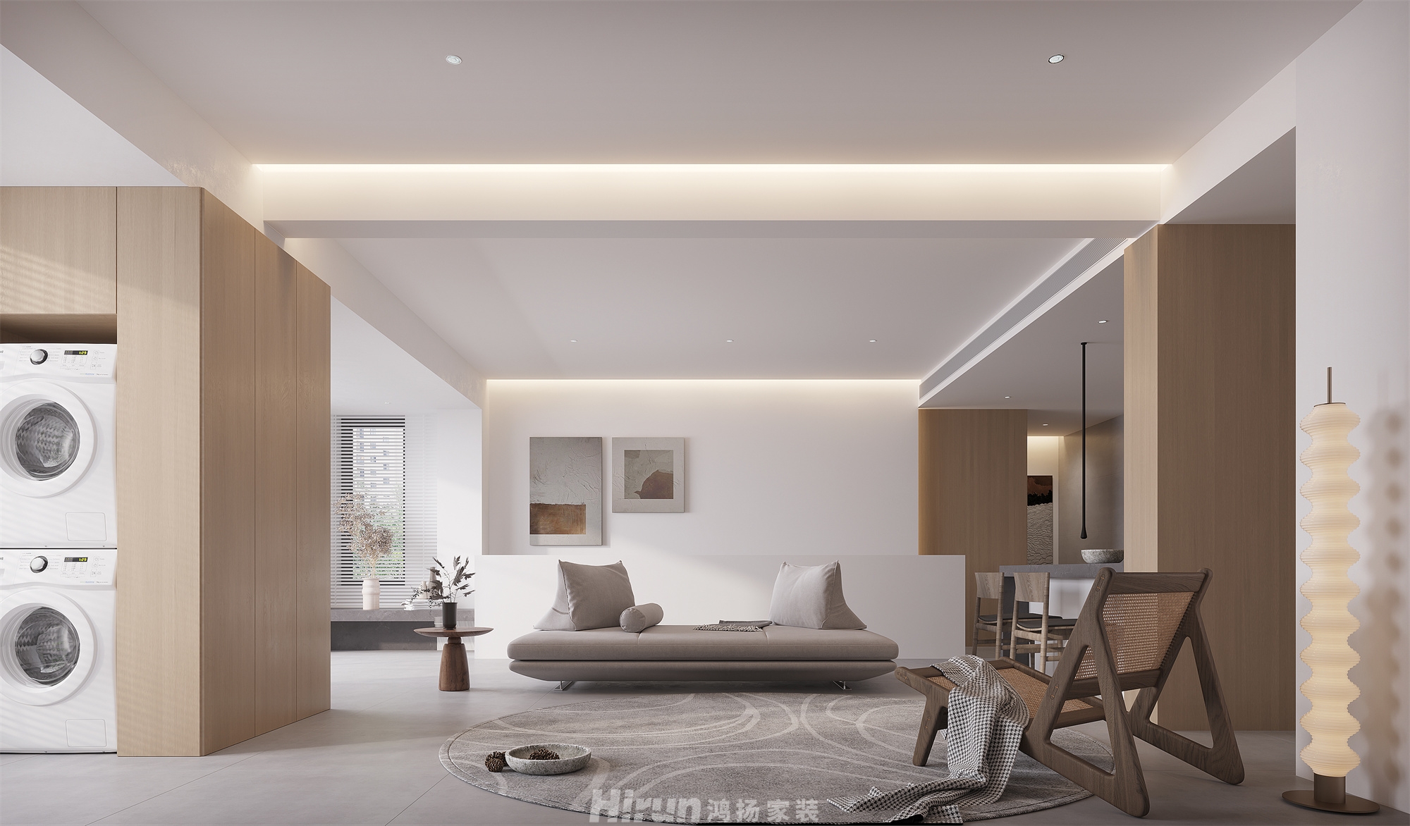 桃源里320㎡北歐之光別墅 裝修案例效果圖-13