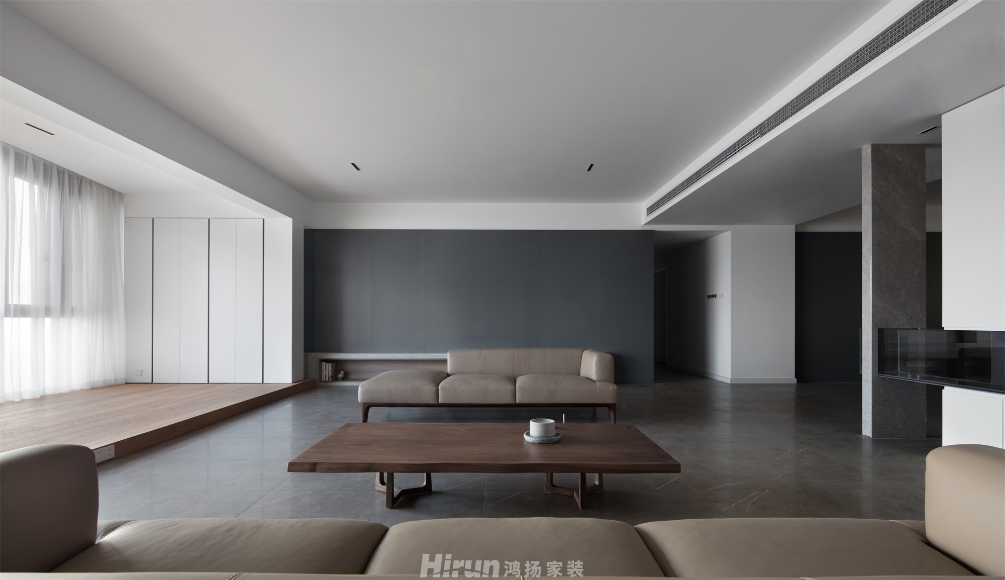 天璽灣310㎡雅致現(xiàn)代大平層 裝修案例效果圖-3