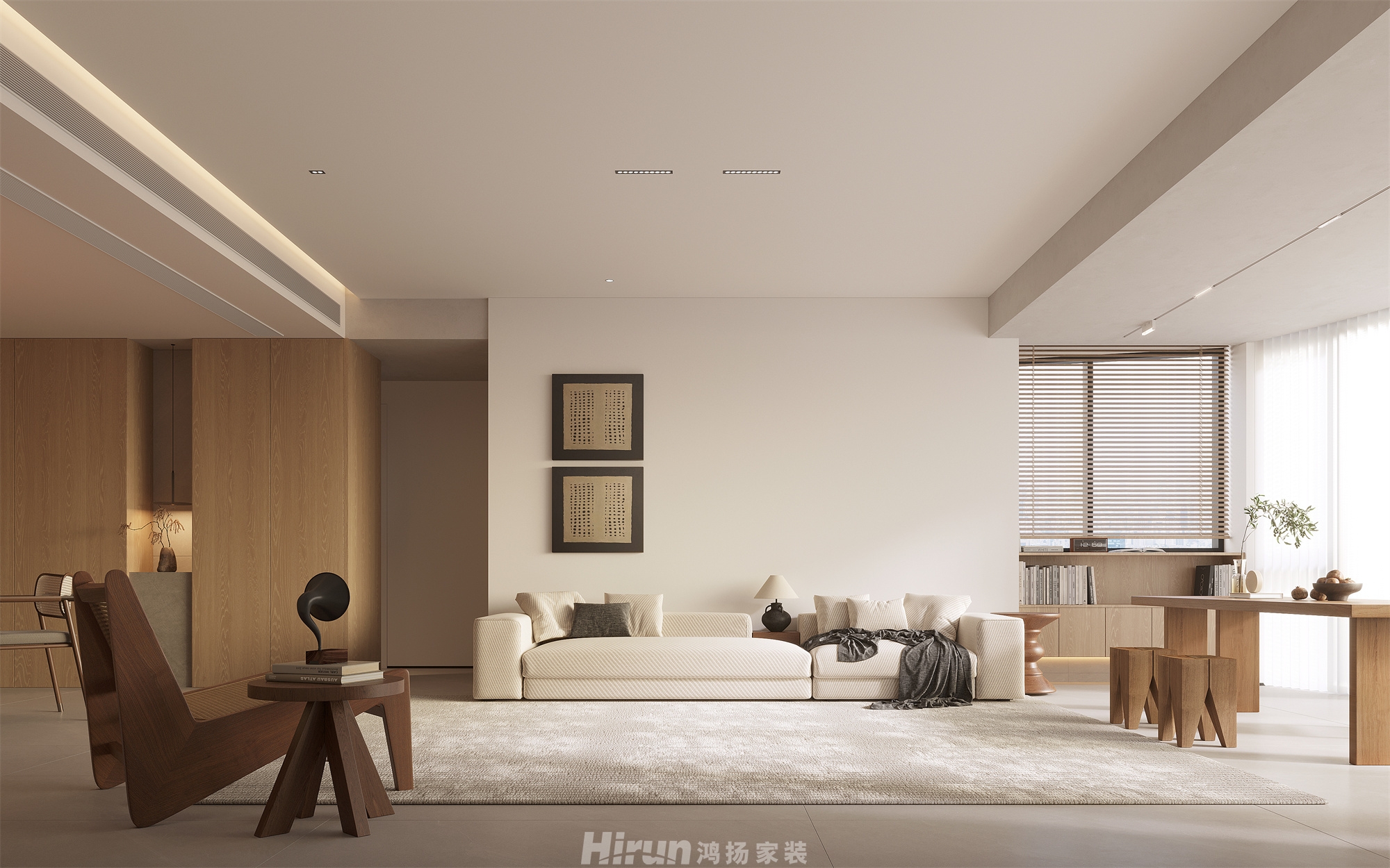 頤和家園190㎡北歐之光大平層 裝修案例效果圖-14