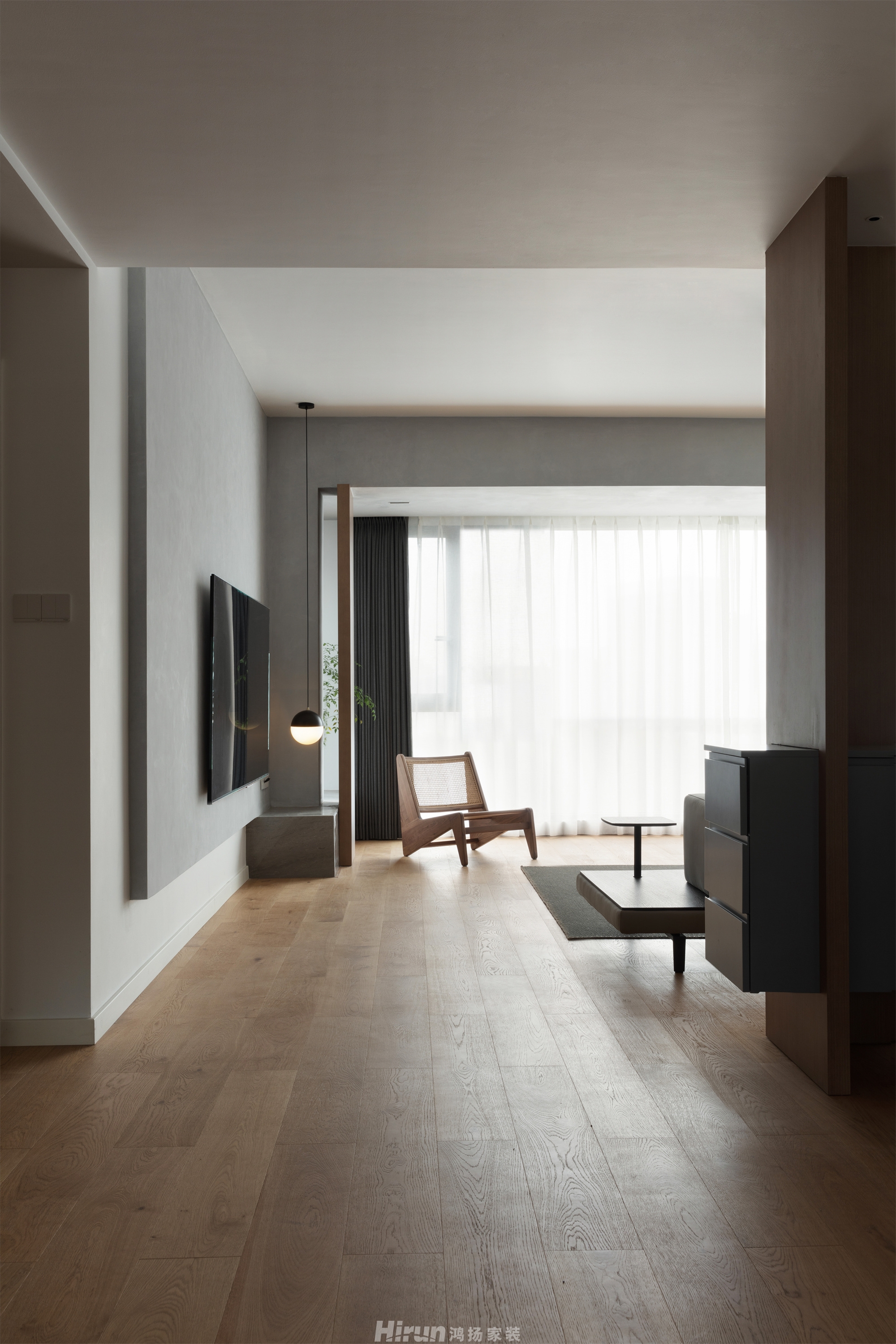 中天棲息里180㎡北歐之光大平層 裝修案例實景圖-5