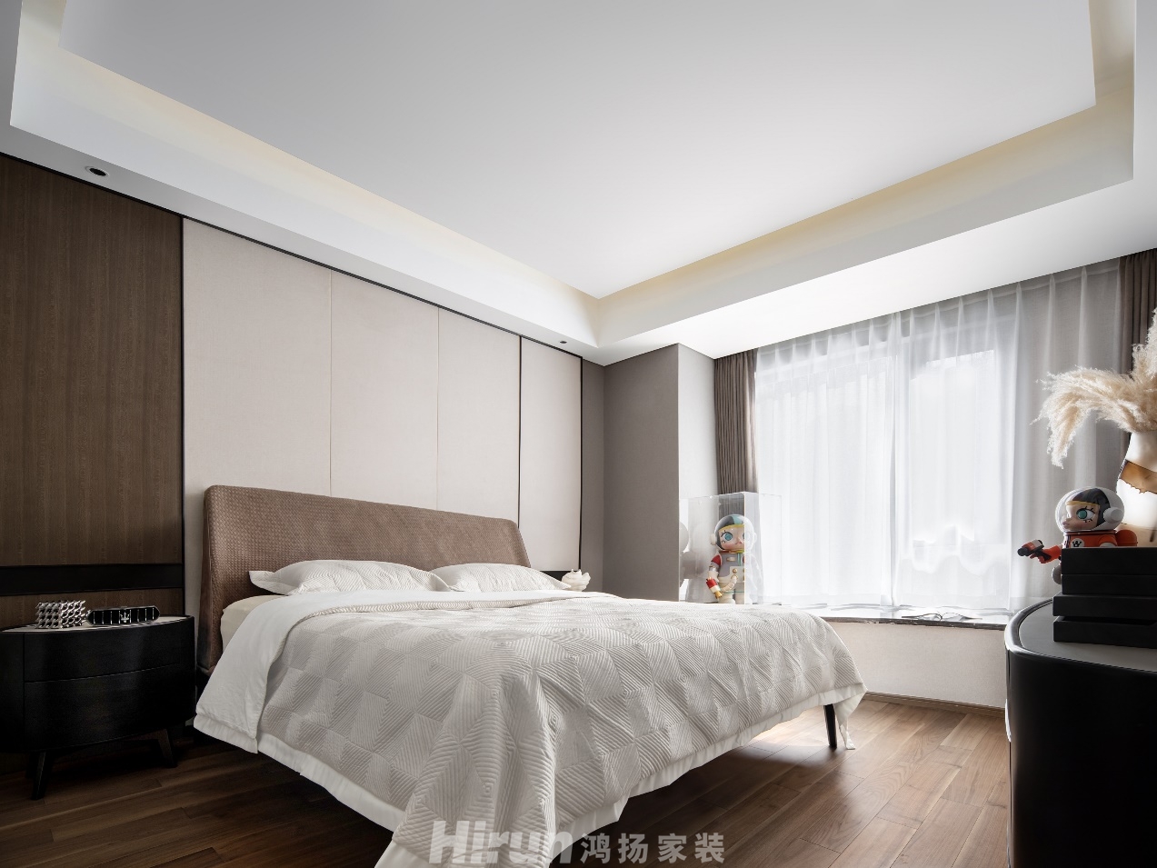 仁恒世紀公園169㎡雅致現(xiàn)代四居室 裝修案例效果圖-5