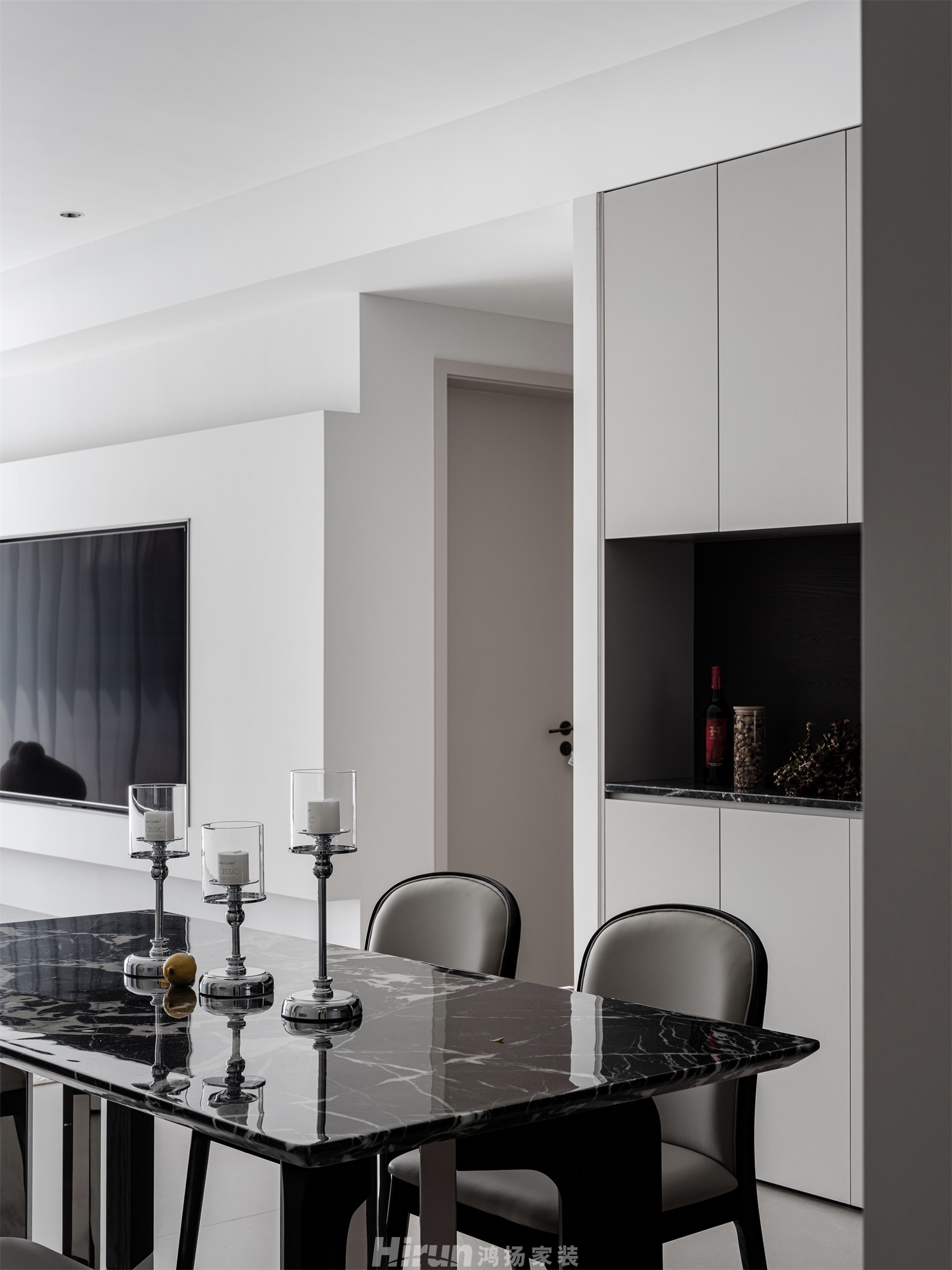 寶能公館140㎡雅致現代四居室 裝修案例實景圖-3