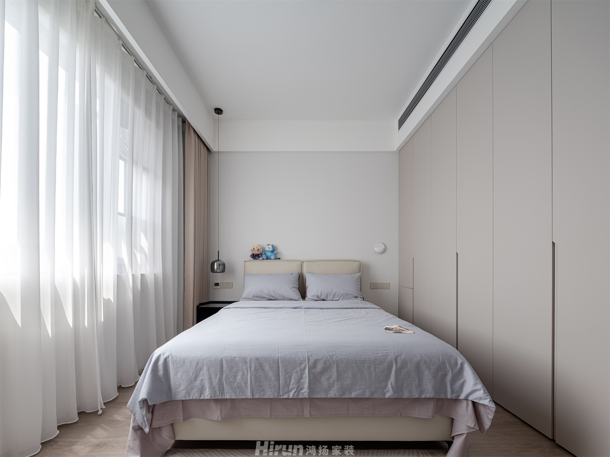 寶能公館140㎡雅致現代四居室 裝修案例實景圖-5