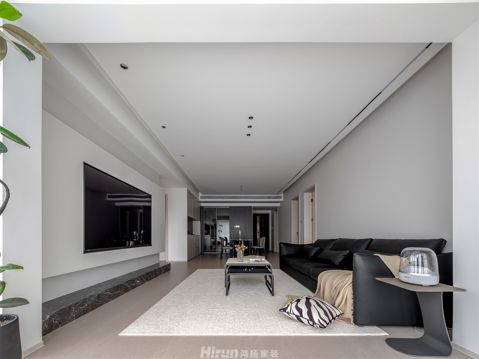 寶能公館140㎡雅致現代四居室 裝修案例實景圖-11