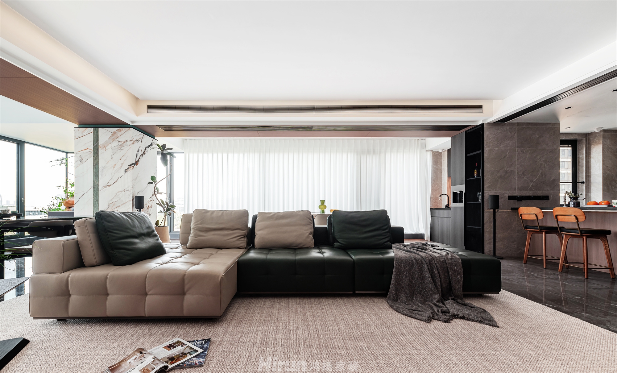 越秀湘江星匯城249㎡新裝飾主義大平層 裝修案例實景圖-8