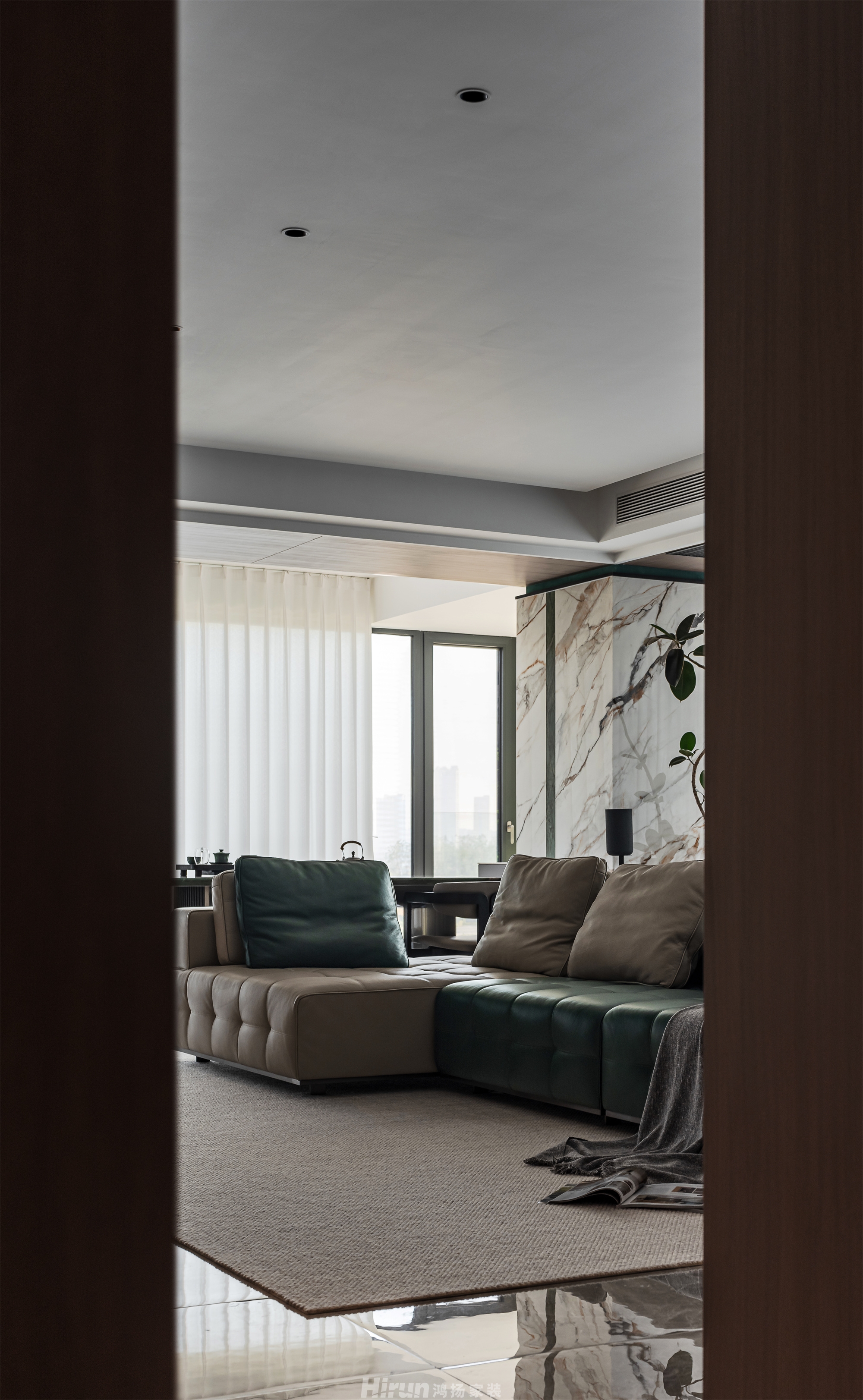 越秀湘江星匯城249㎡新裝飾主義大平層 裝修案例實景圖-21