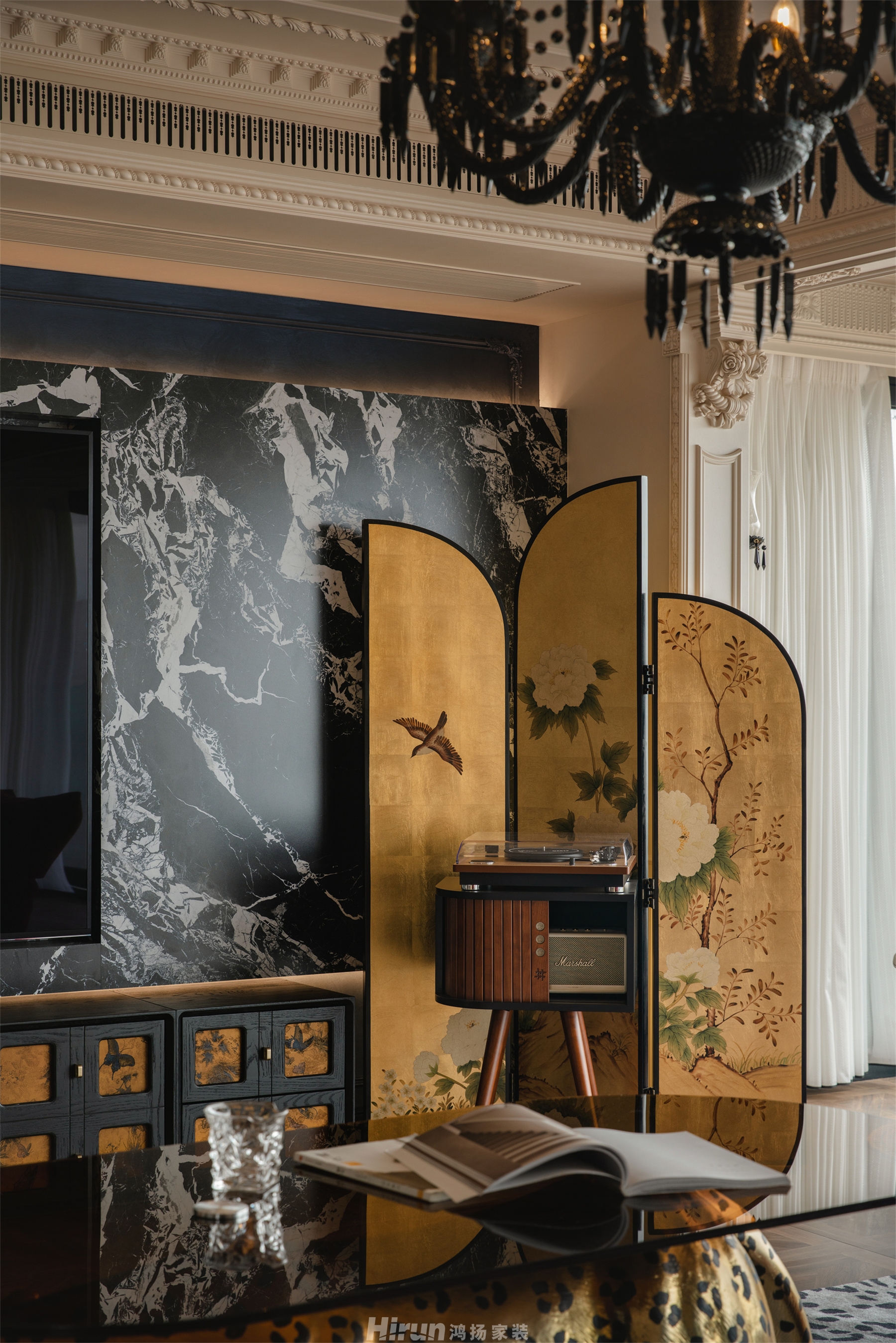 三一云谷137㎡復古風潮三居室 裝修案例效果圖-10